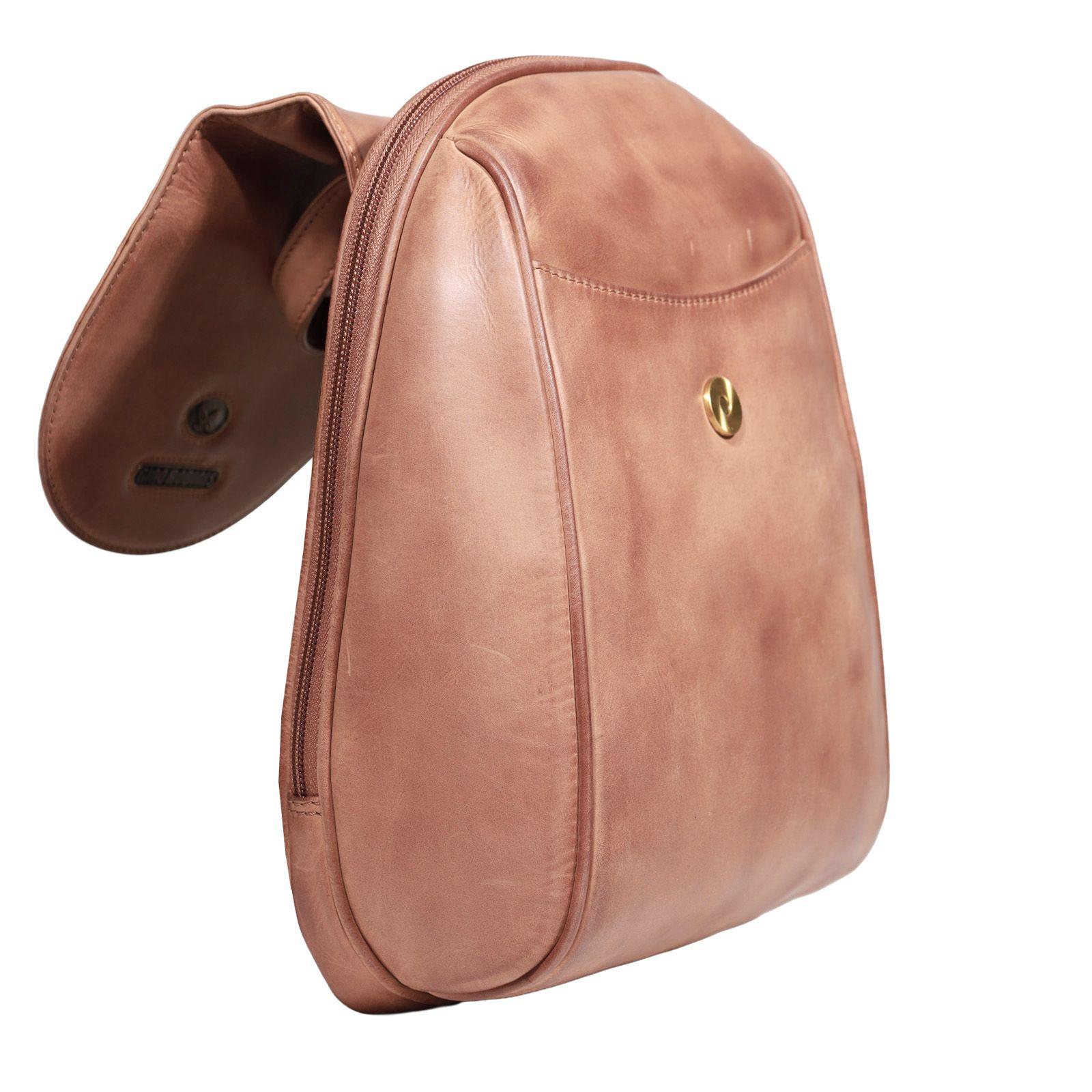 MOCHILA MUJER  GINO RODINIS  2115 CAMEL-2