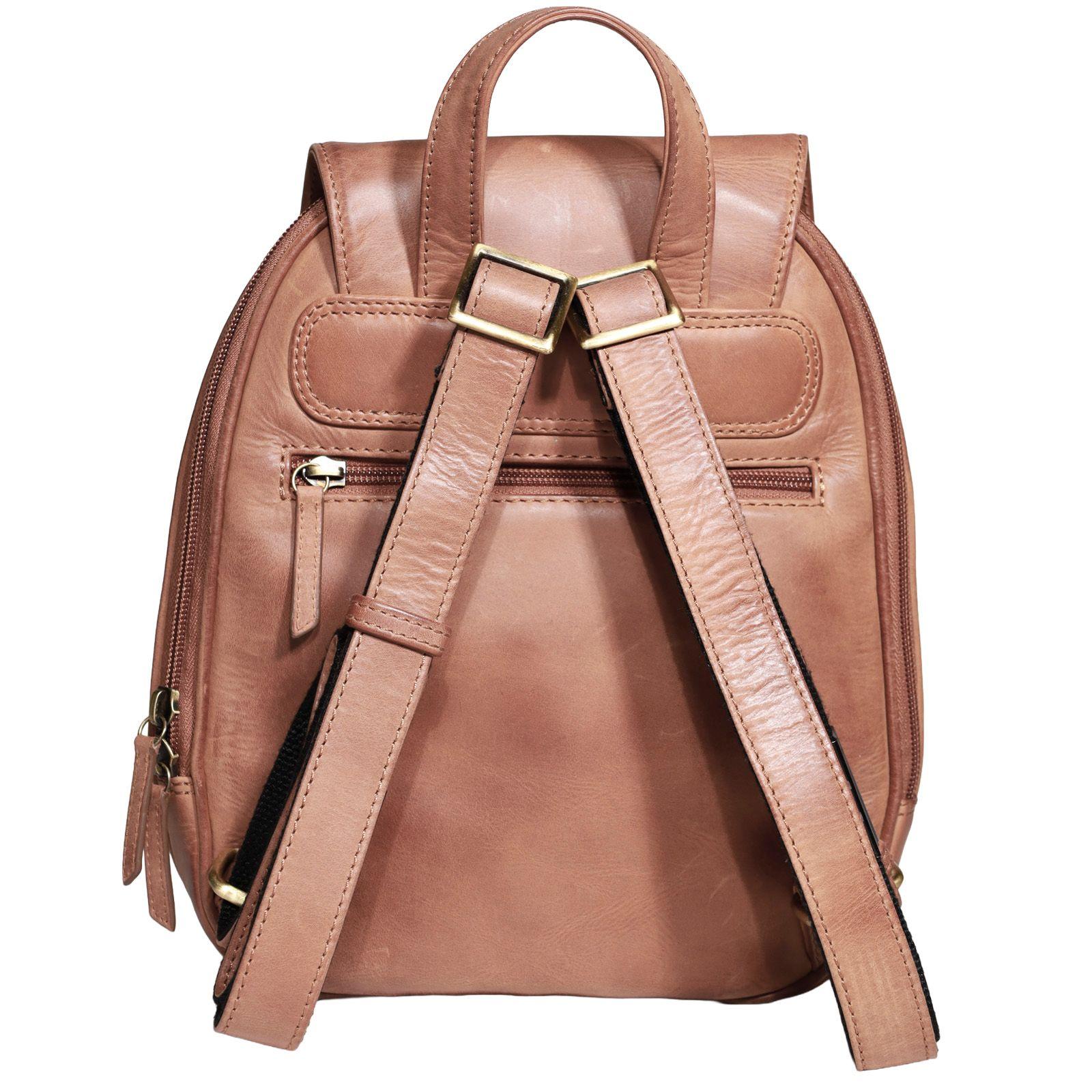 MOCHILA MUJER  GINO RODINIS  2115 CAMEL-5