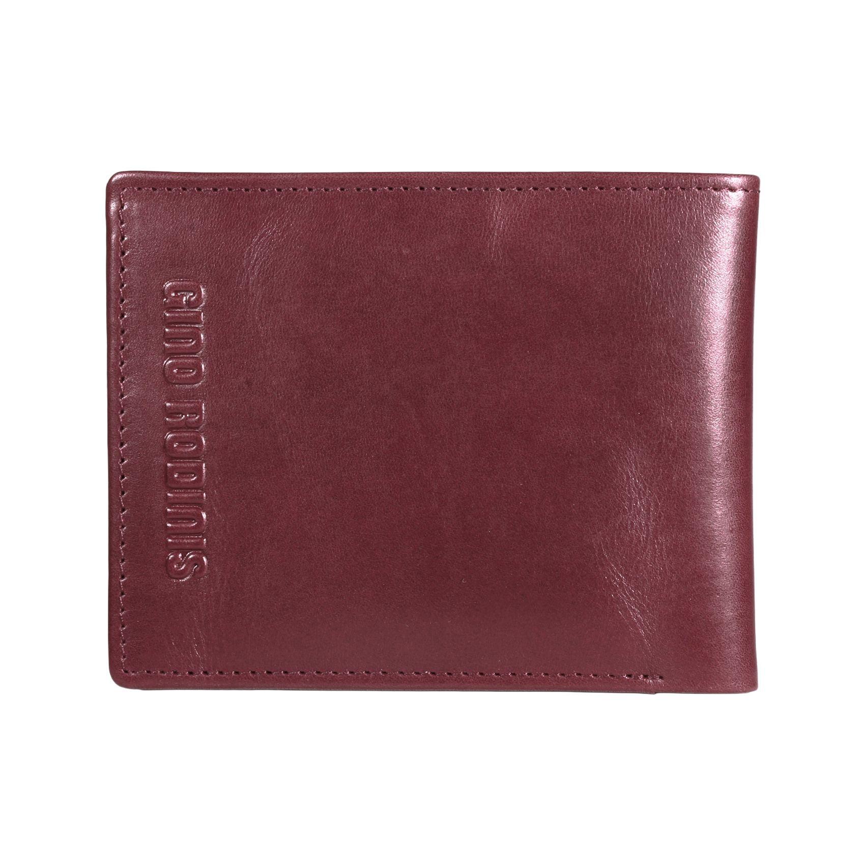 Billetera de cuero Hombre Bolonia 1170 | Rojo-3