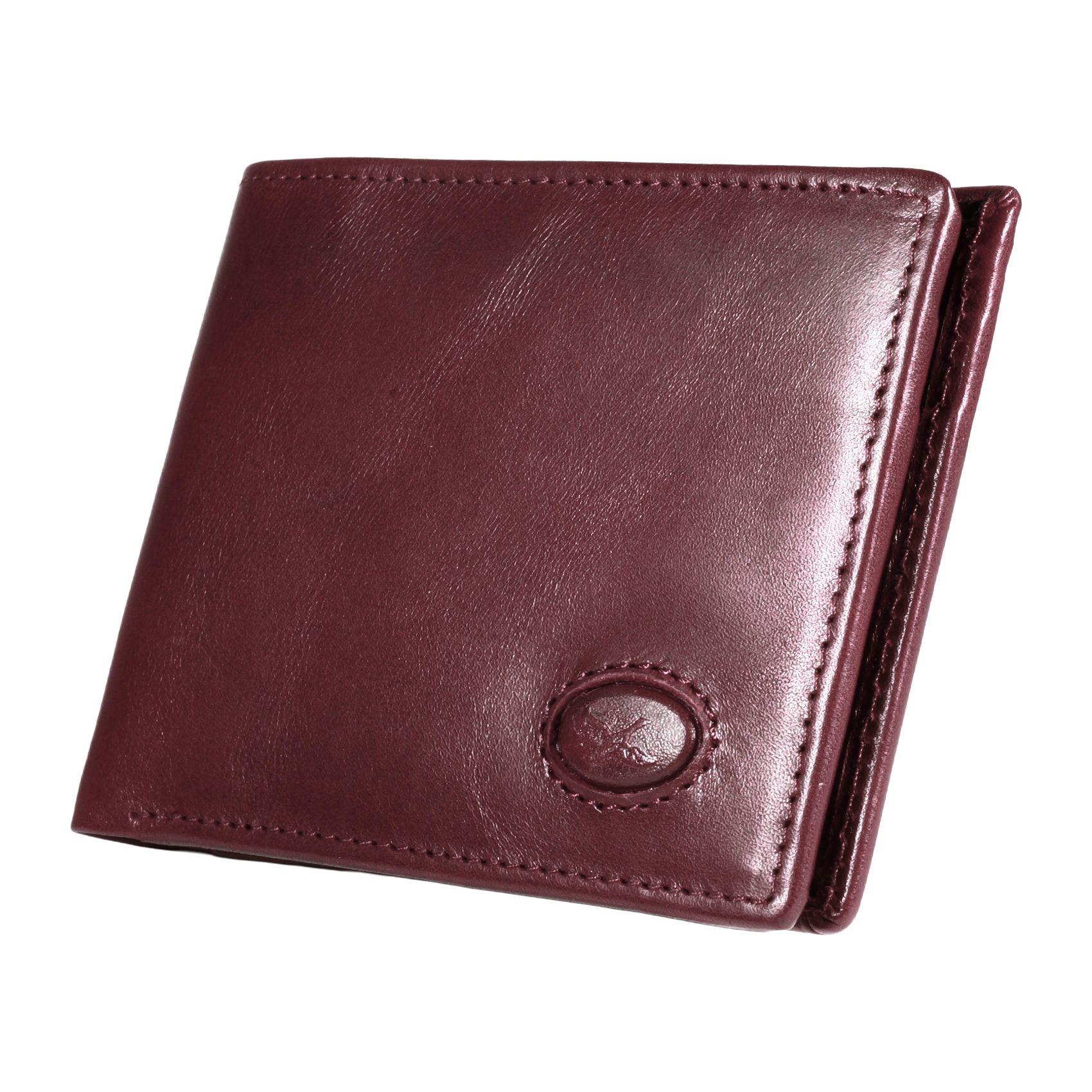 Billetera de cuero Hombre Bolonia 1170 | Rojo-4