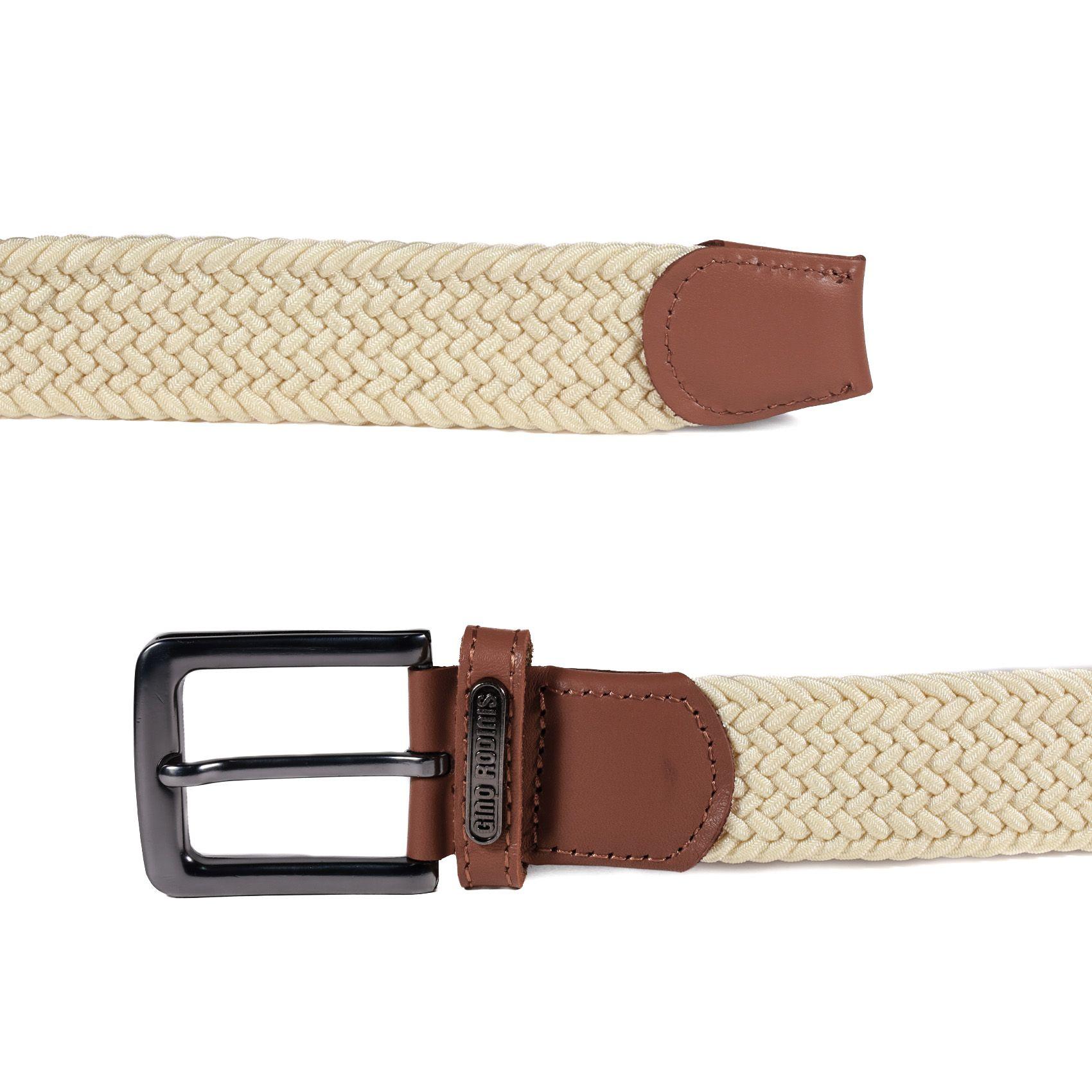 CINTURÓN ELASTICADO GINO RODINIS HOMBRE 2514 CRUDO L-XL-3