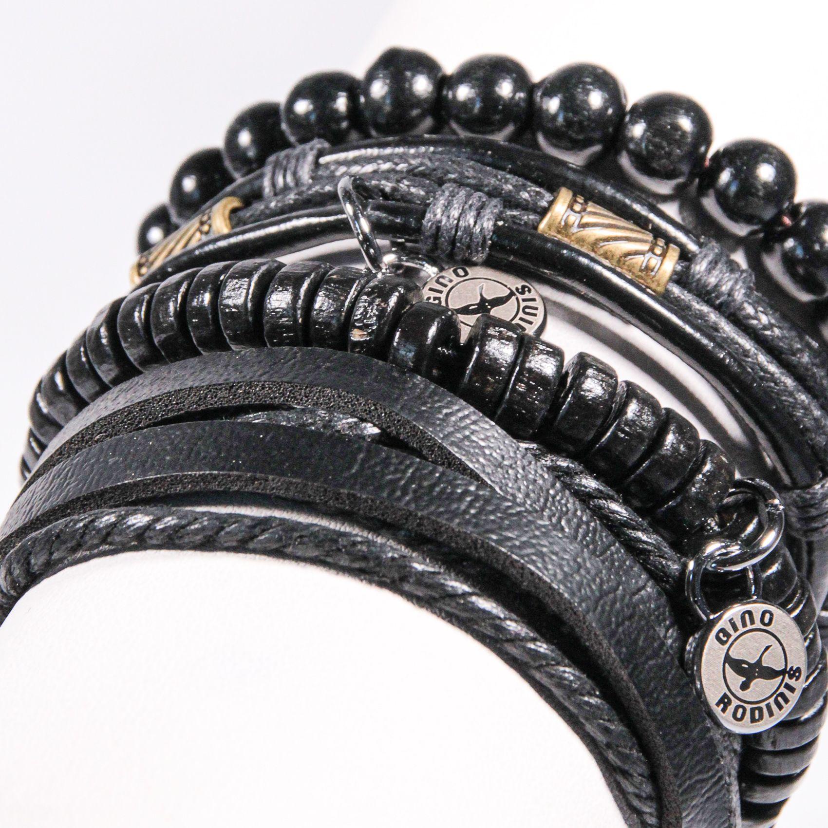 SET BRAZALETE HOMBRE GINO RODINIS  B437-2
