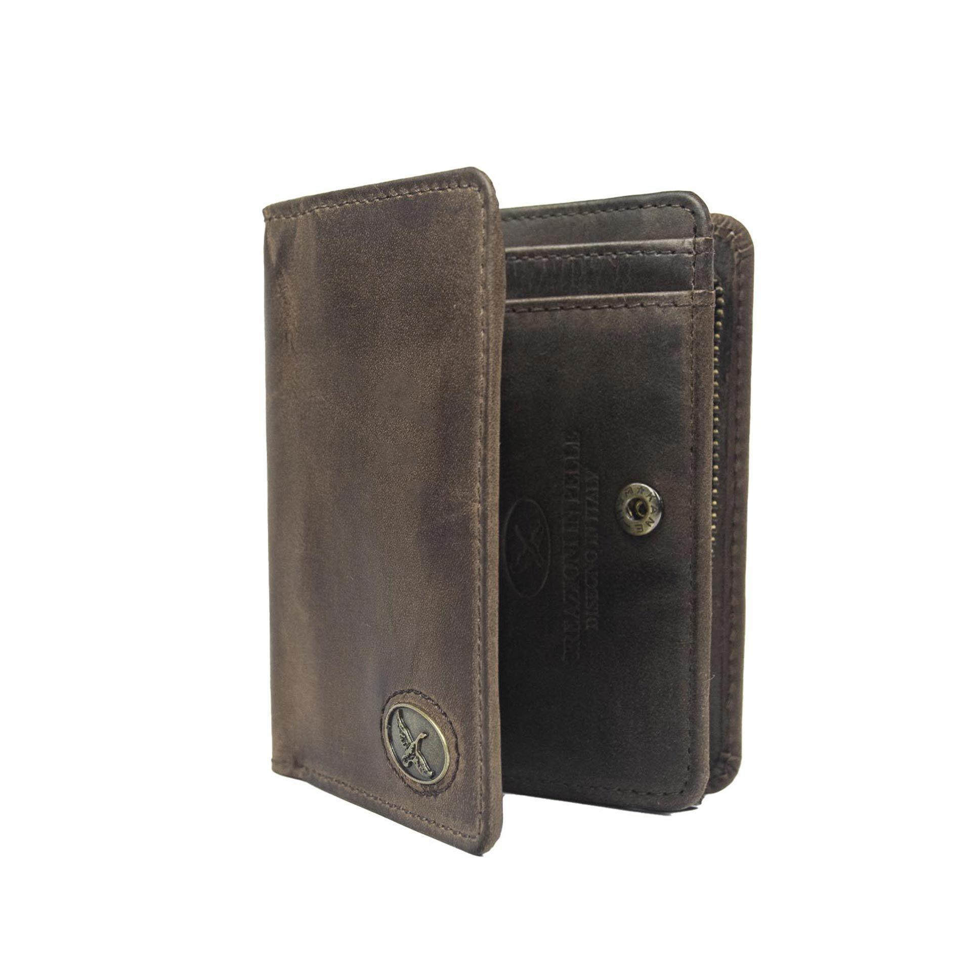 Billetera Gino Rodinis Rustic 1.133 Café-1