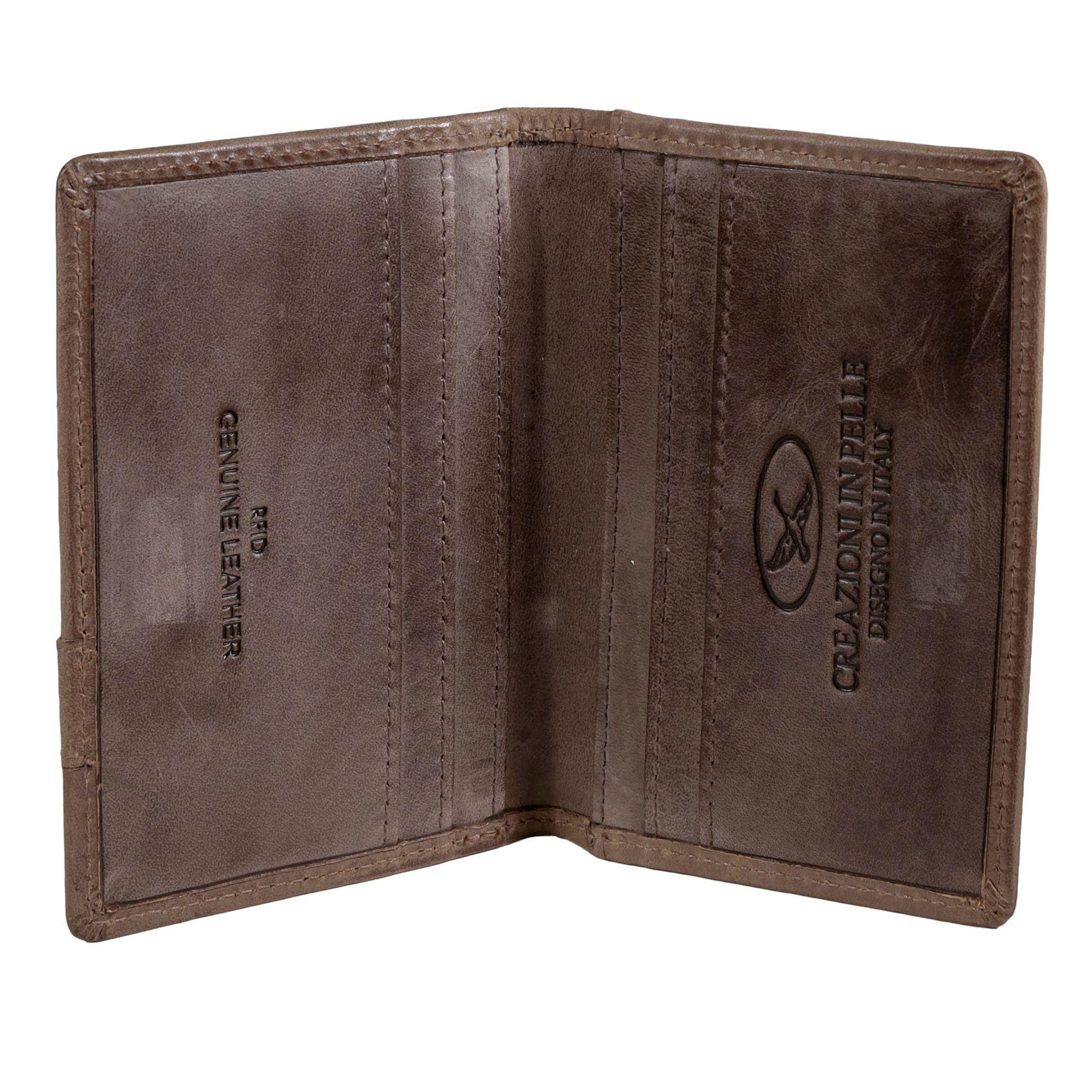 Tarjetero de cuero Hombre Texas 1.165 Camel/Marrón-2