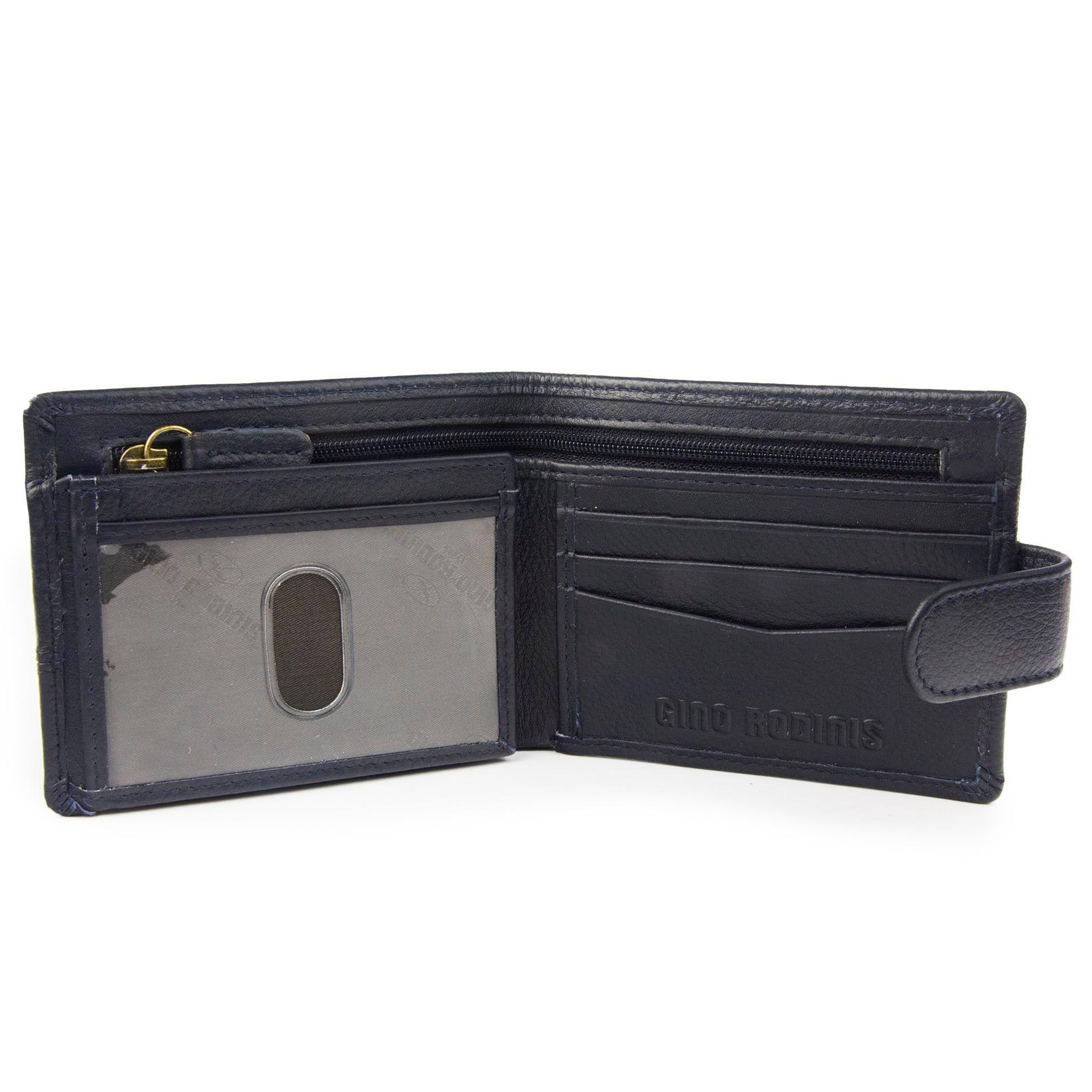 Billetera de hombre Capri 987 Azul Gino Rodinis-2