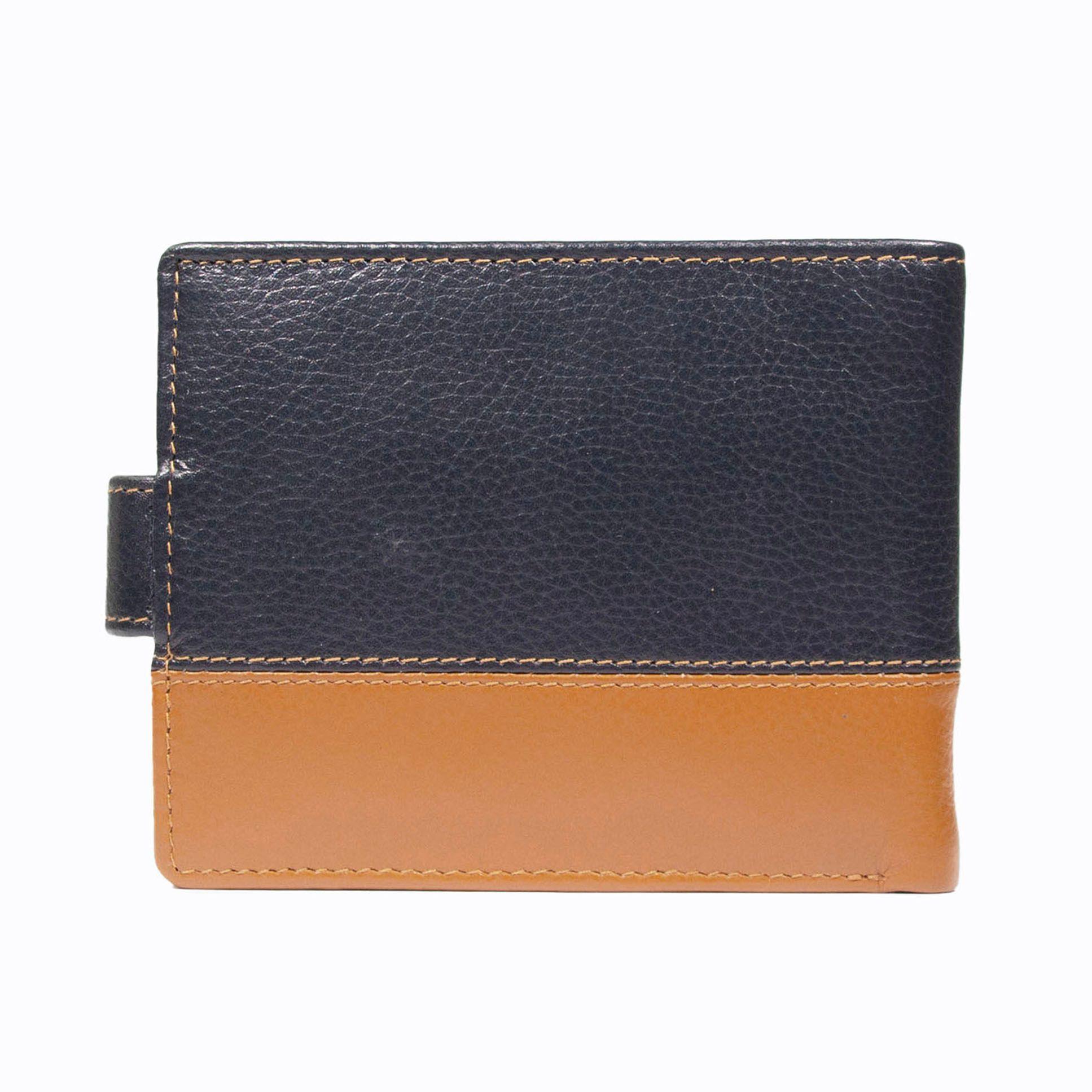 Billetera Hombre Capri 985 Azul/Naranjo Gino Rodinis-4