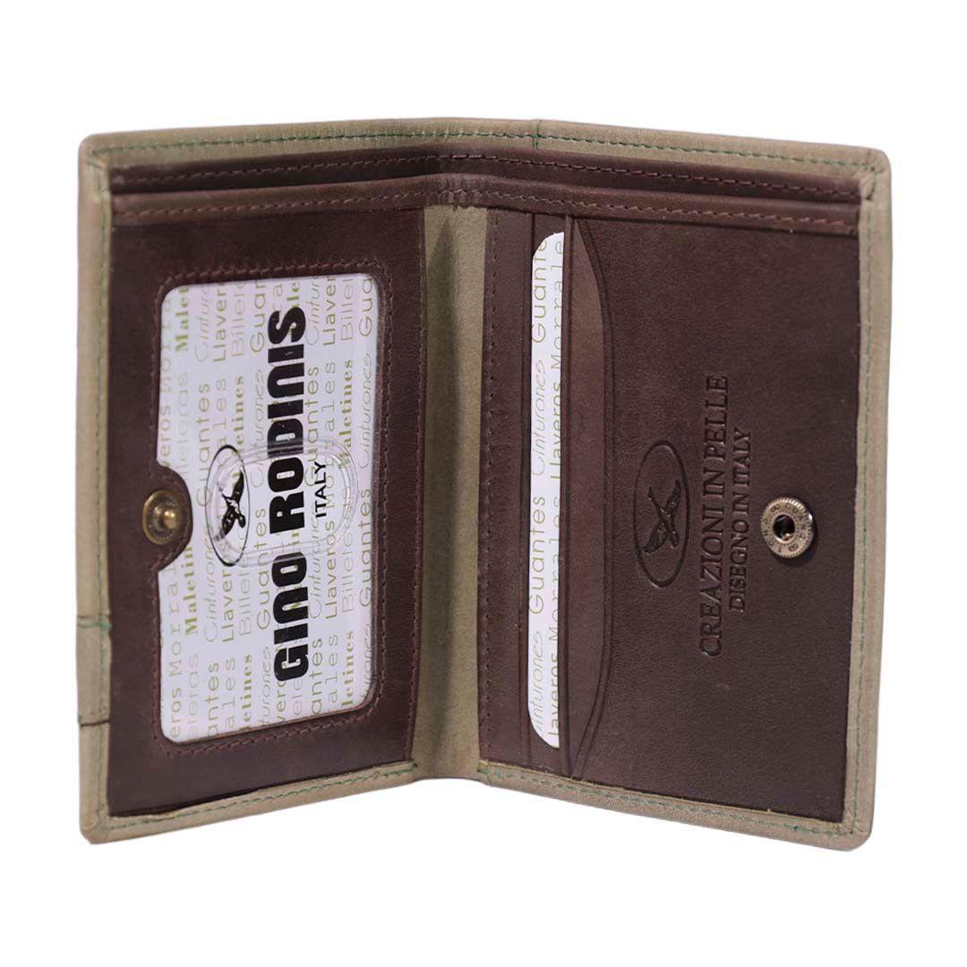 Billetera Gino Rodinis Texas 1.161 Verde/Marrón-2