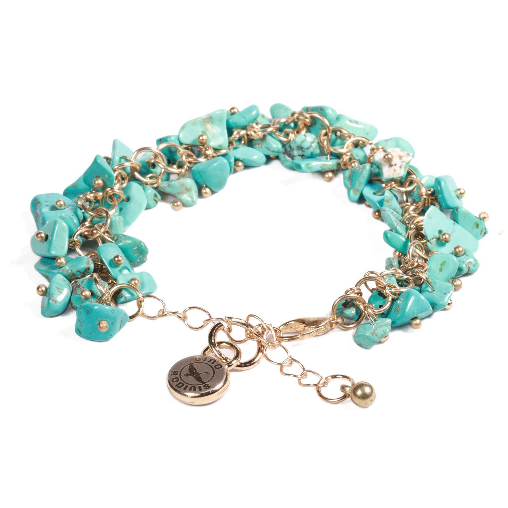 BRAZALETE MUJER GINO RODINIS B511 | Turquesa-1