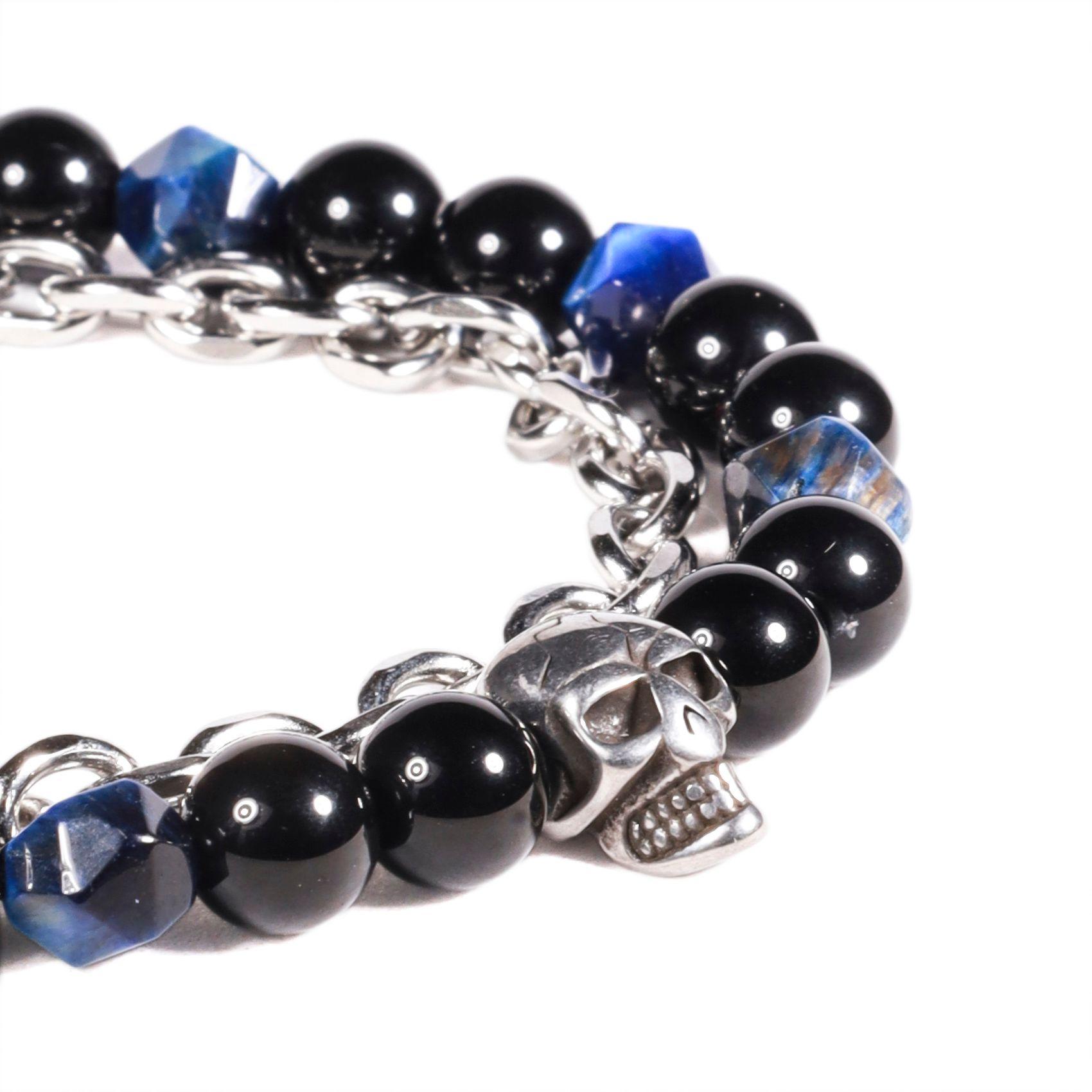 BRAZALETE HOMBRE GINO RODINIS B538 | Negro/Plateado-2
