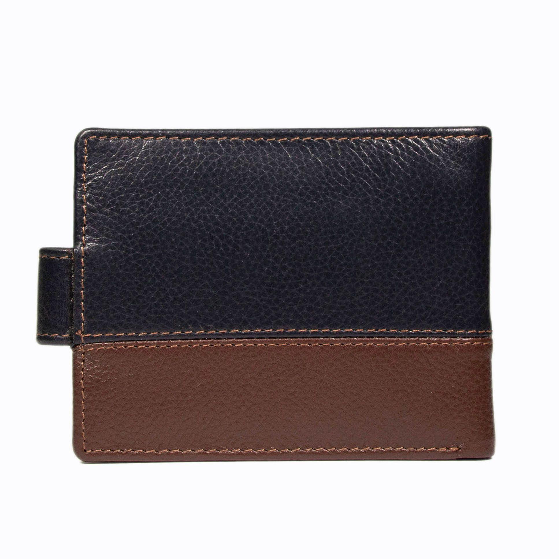 Billetera Hombre Capri 986 Azul/Cafe Gino Rodinis-4