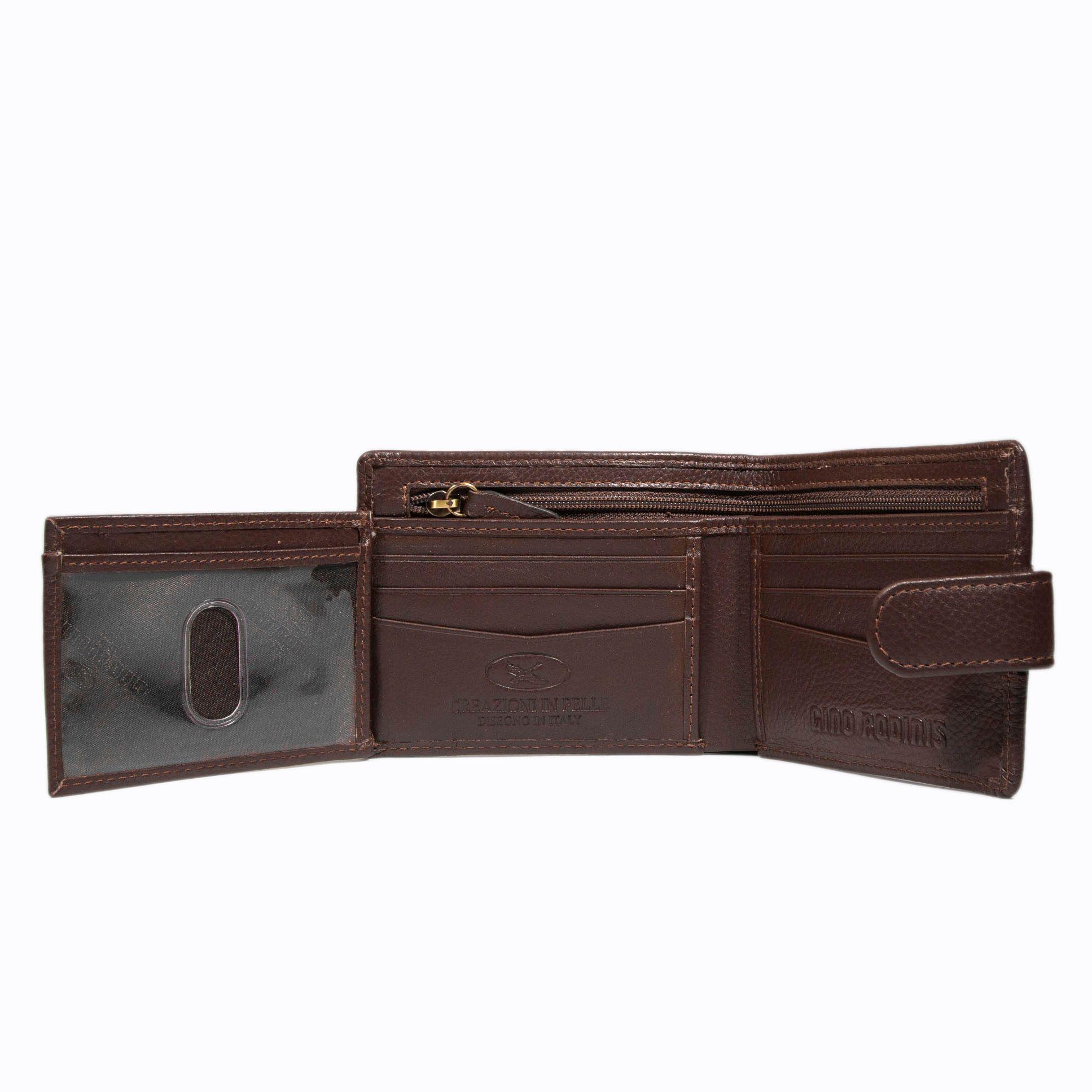 Billetera de hombre Capri 987 Café Gino Rodinis-2