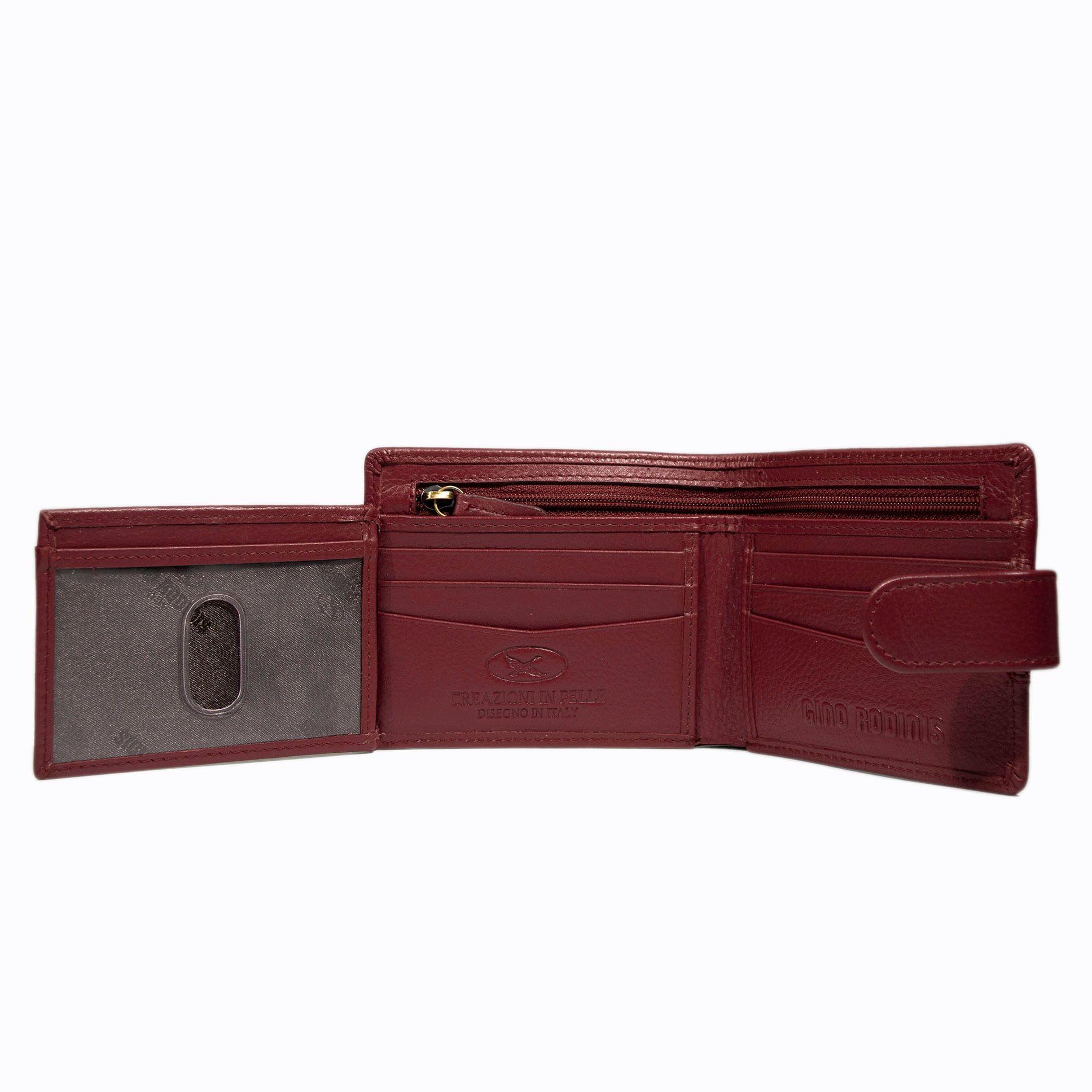 Billetera de hombre Capri 987 Rojo Gino Rodinis-2