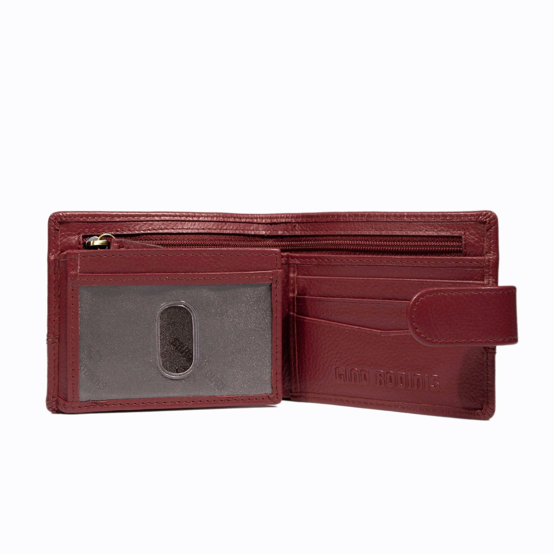 Billetera de hombre Capri 987 Rojo Gino Rodinis-5