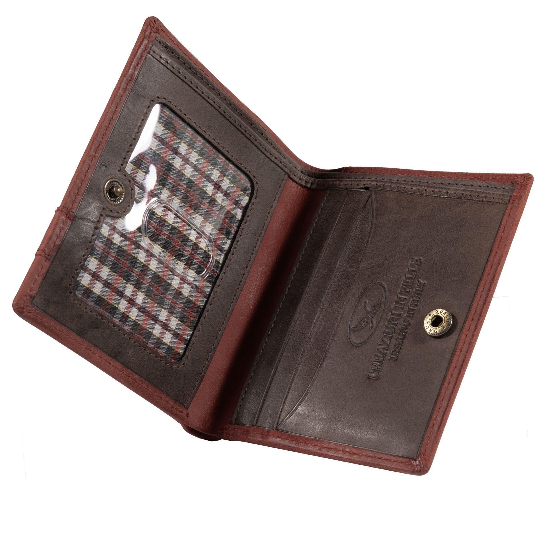 Billetera Gino Rodinis Texas 1.161 Rojo/Marrón-2