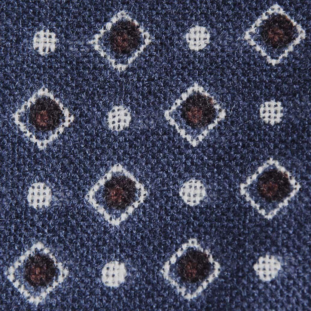 Bufanda de lana PH004 azul-2