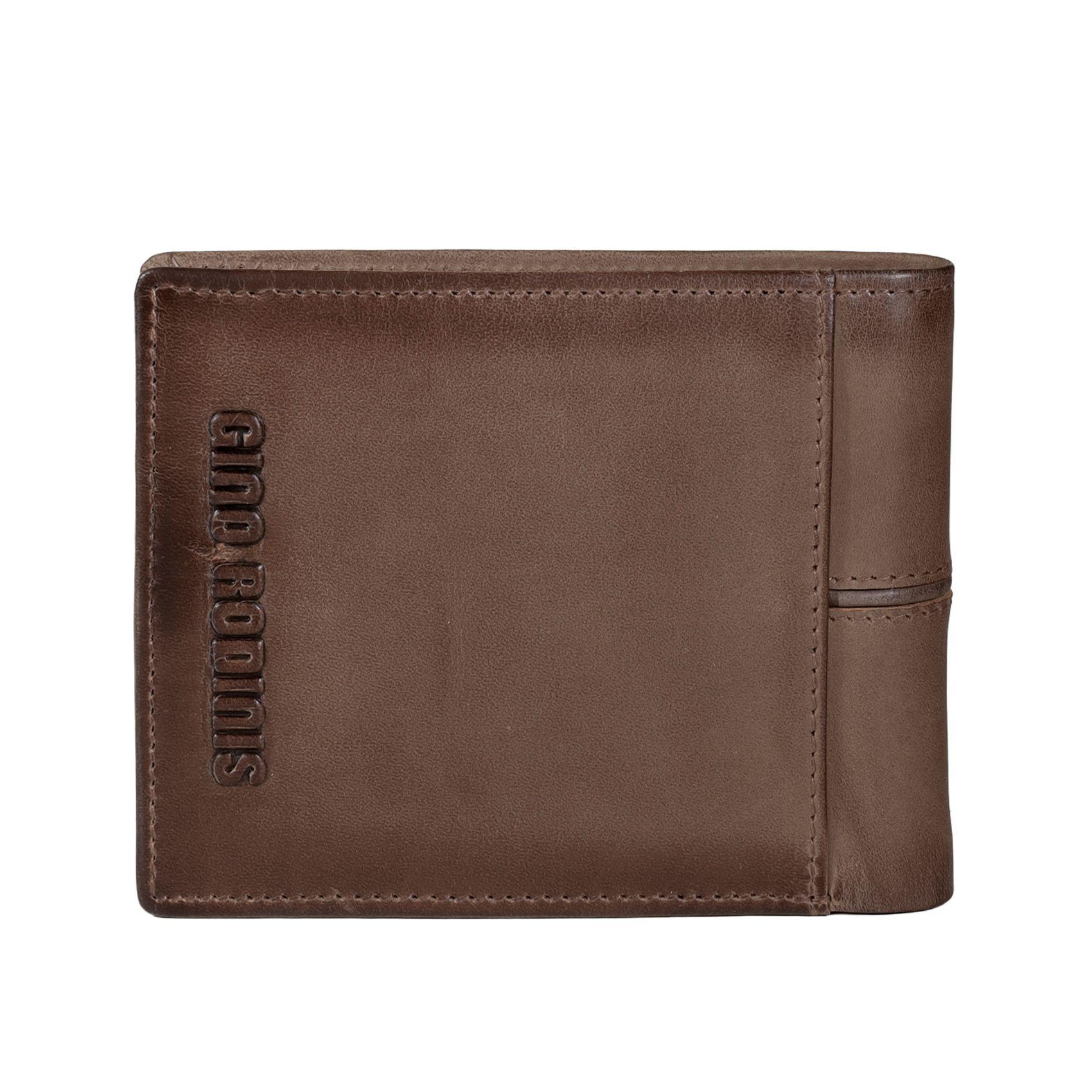 Billetera de cuero Hombre Texas 1.164 Camel/Marrón-3