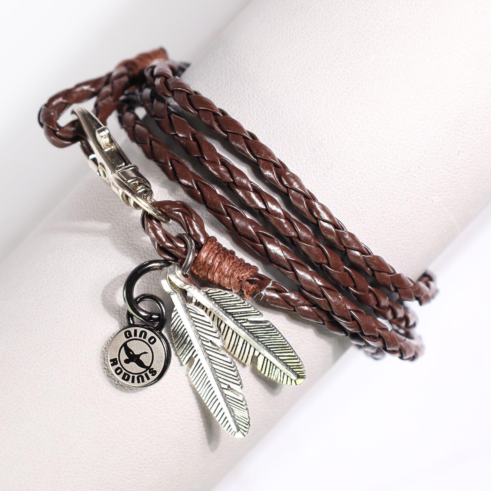 Brazalete Gino Rodinis B414CF Café-0