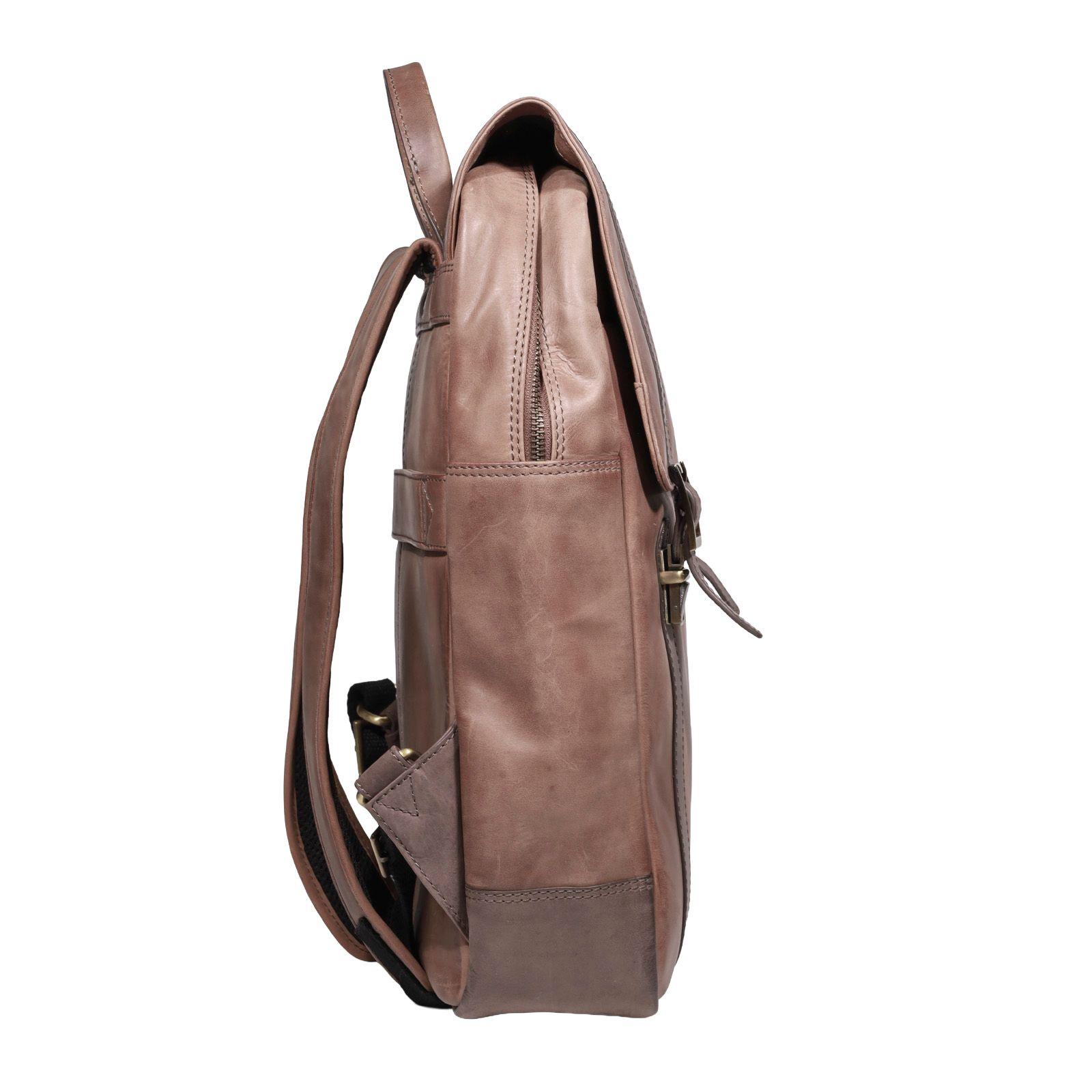 MOCHILA HOMBRE  GINO RODINIS  2114 CAMEL-2