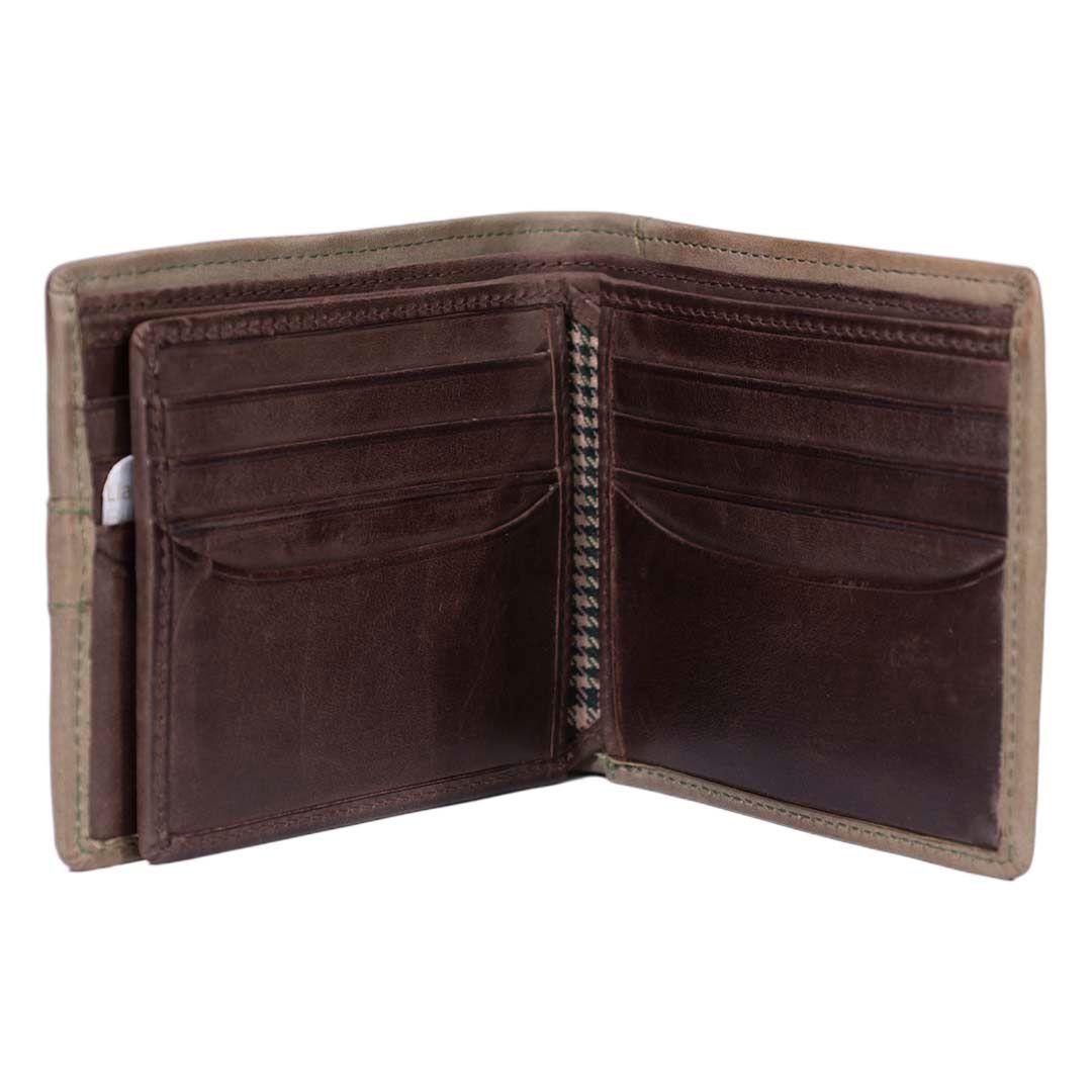 Billetera Gino Rodinis Texas 162 Verde/Marrón-3