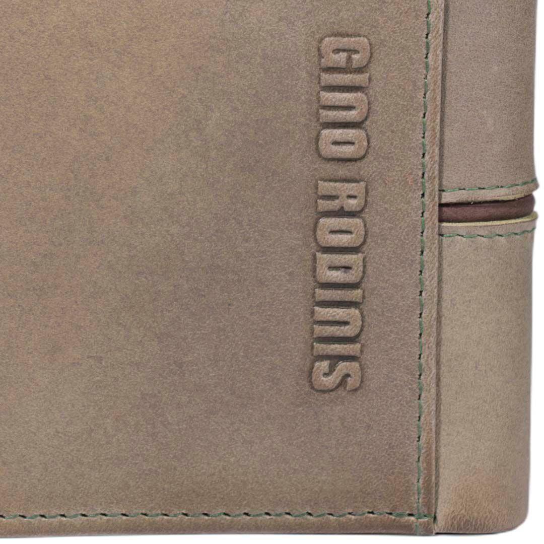 Billetera Gino Rodinis Texas 162 Verde/Marrón-4