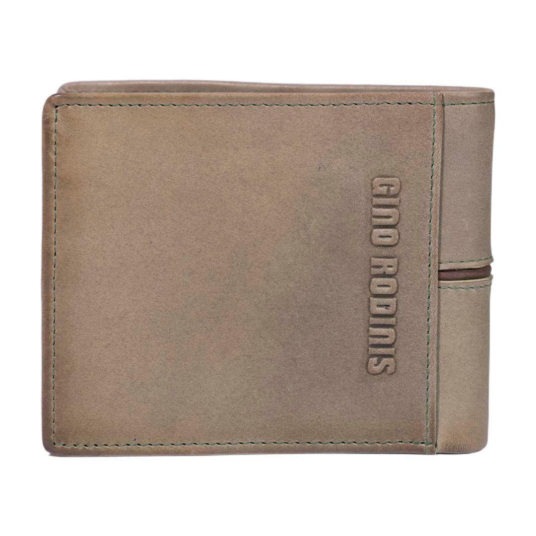 Billetera Gino Rodinis Texas 162 Verde/Marrón-5