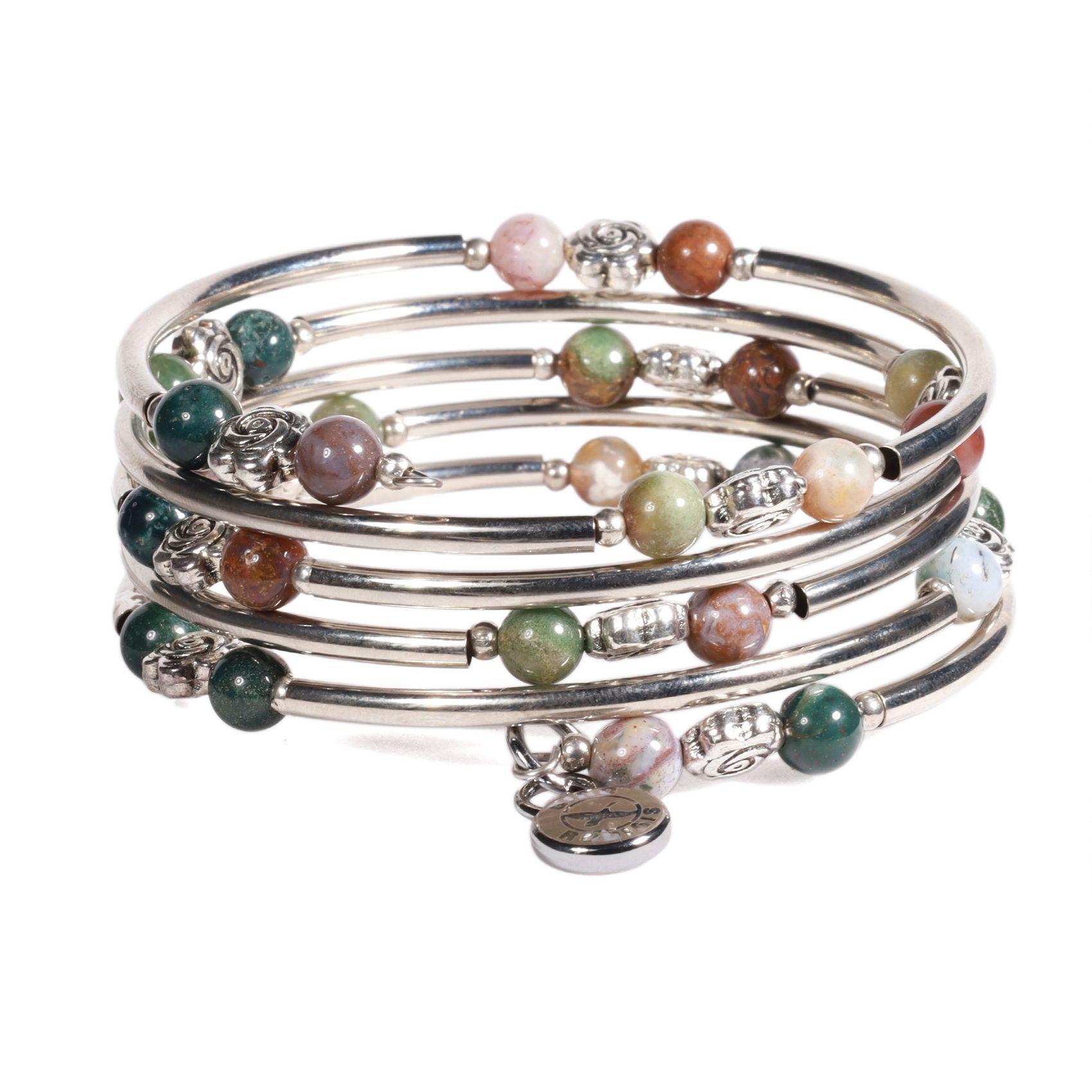 BRAZALETE MUJER GINO RODINIS B516 | Verde Jade-1