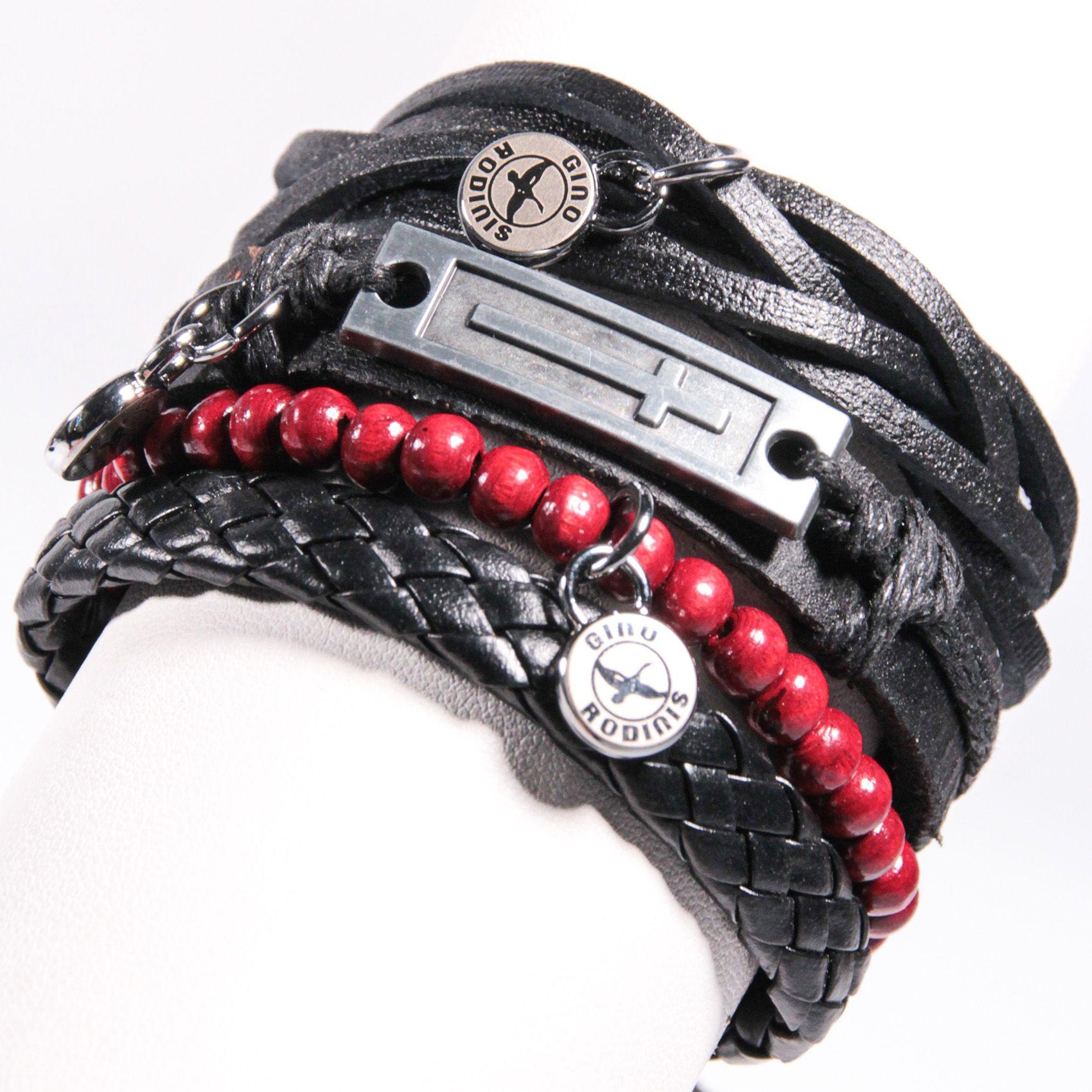 SET BRAZALETE HOMBRE GINO RODINIS  B430-2