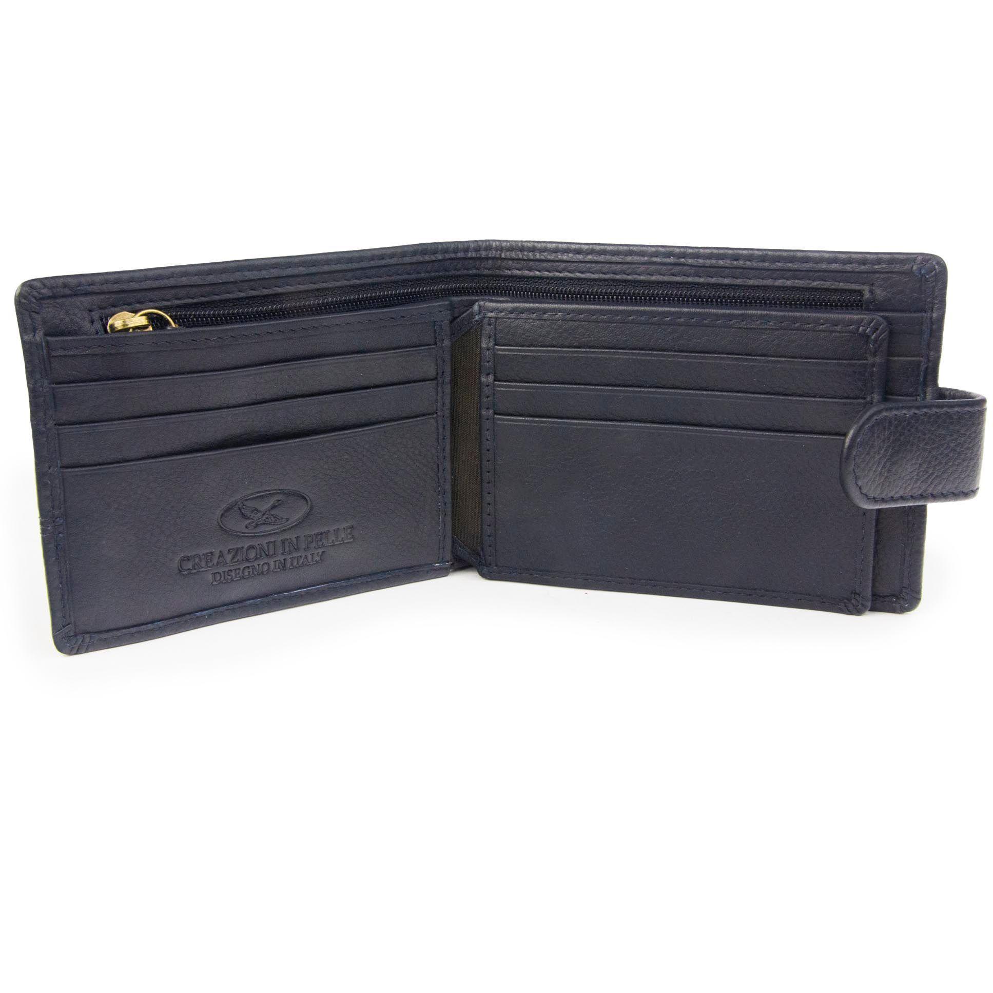 Billetera de hombre Capri 988 Azul Gino Rodinis-2