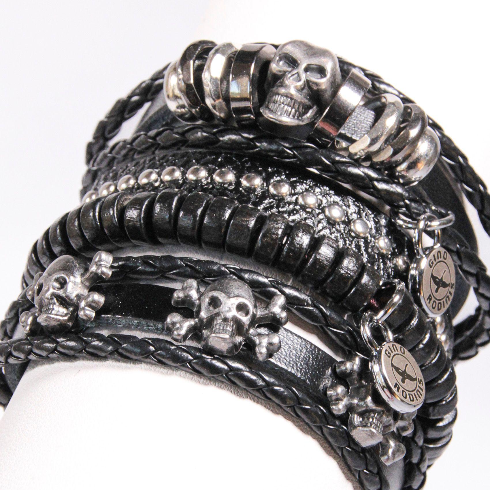 SET BRAZALETE HOMBRE GINO RODINIS  B445-2