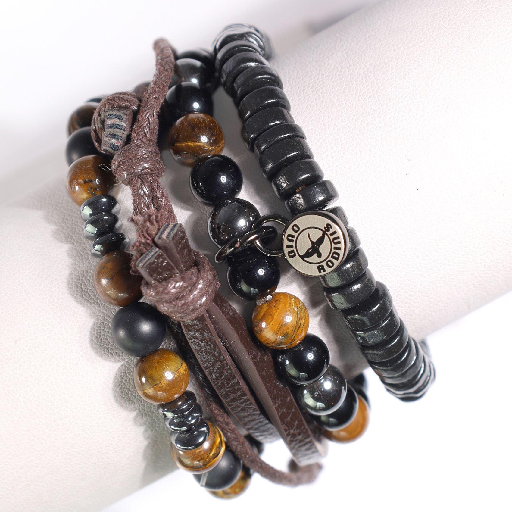 Brazalete Gino Rodinis B410CF Café-1