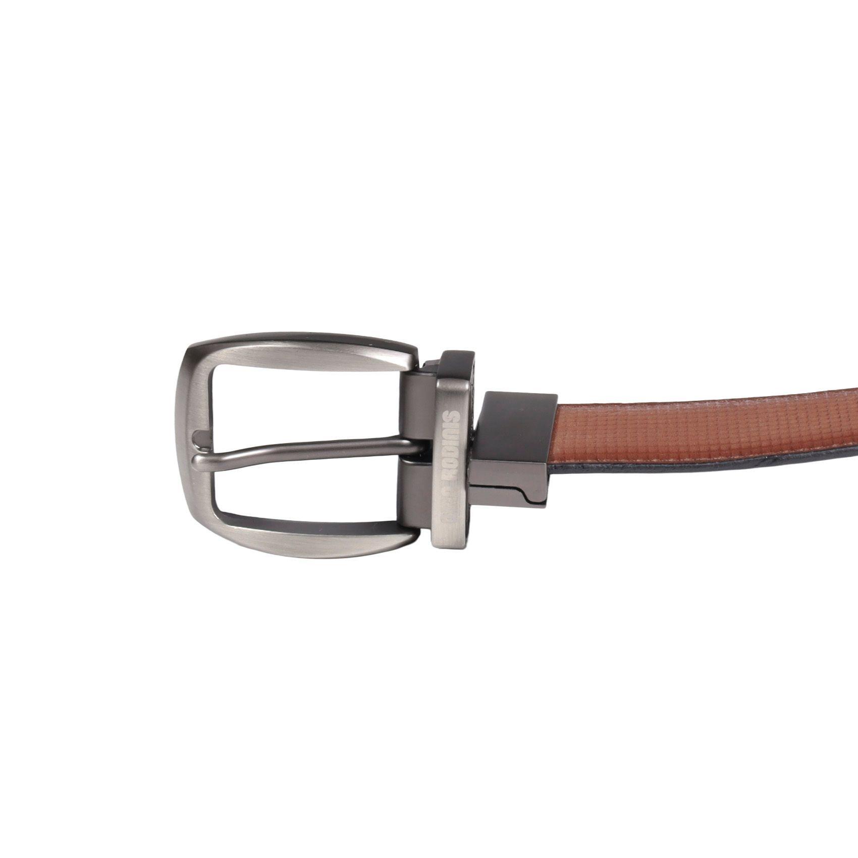 CINTURON REVERSIBLE HOMBRE  GINO RODINIS  2524  |  CAMEL TALLA 90-3