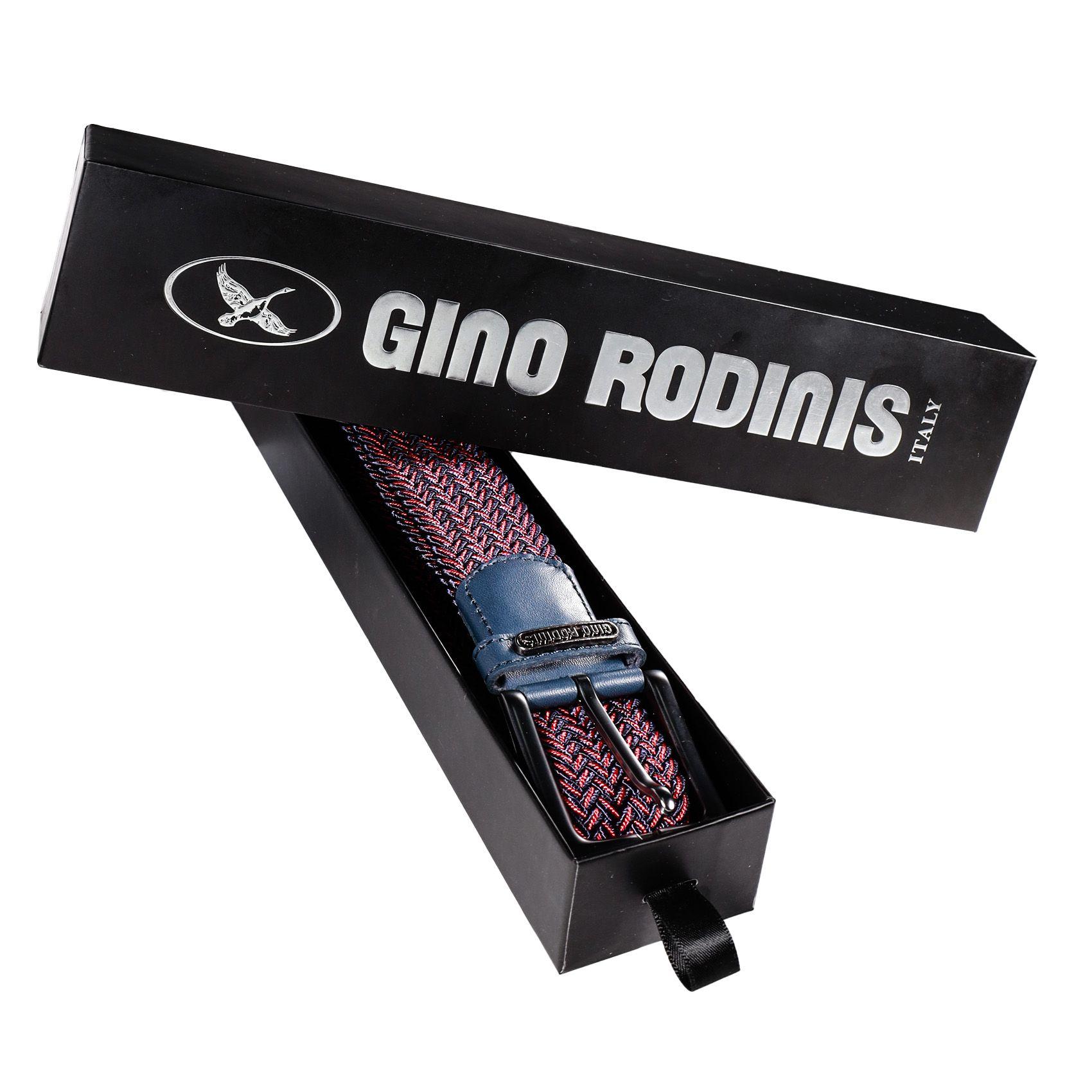 CINTURÓN ELASTICADO GINO RODINIS HOMBRE 2518 AZUL/ROJO L-XL-4