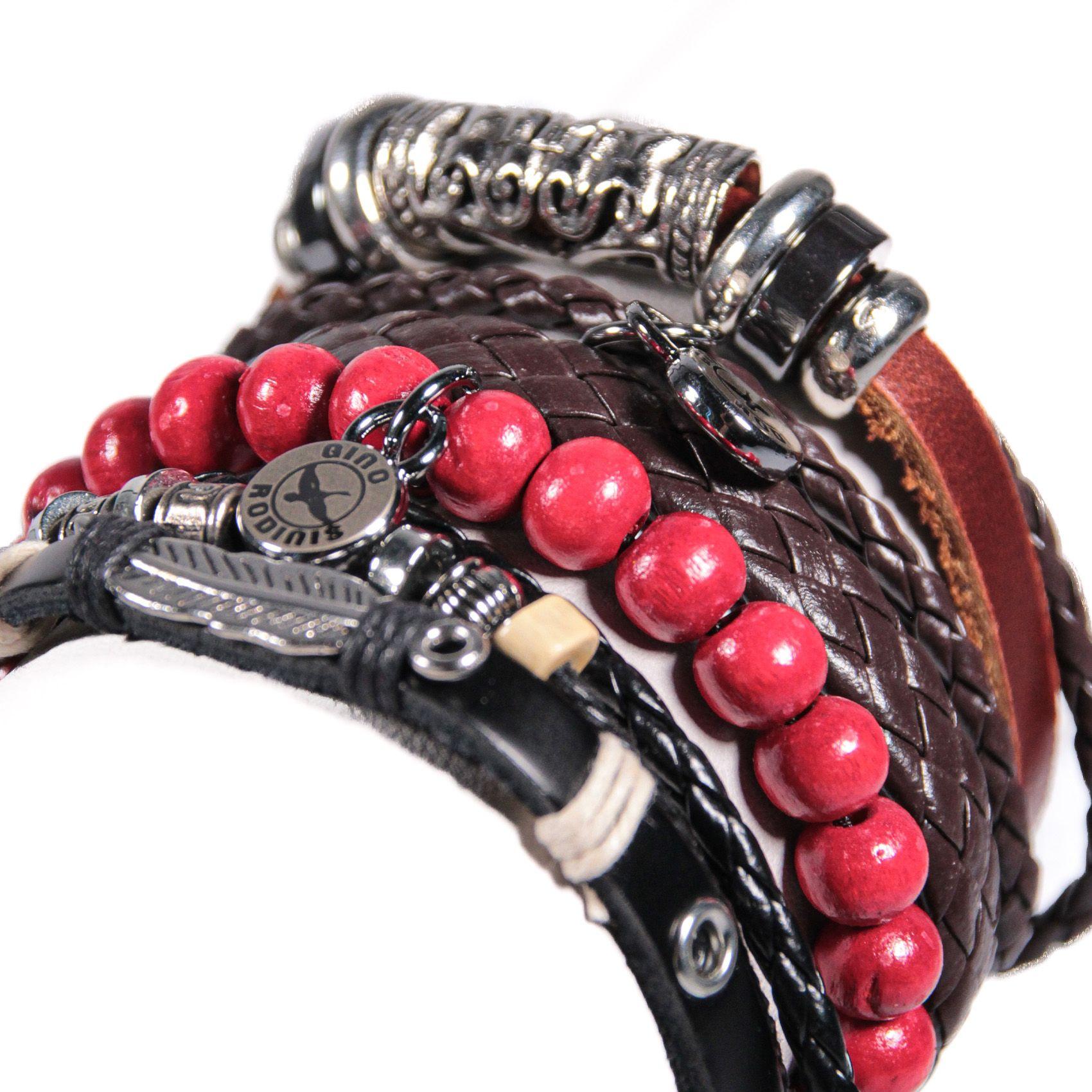 SET BRAZALETE HOMBRE GINO RODINIS  B424-2