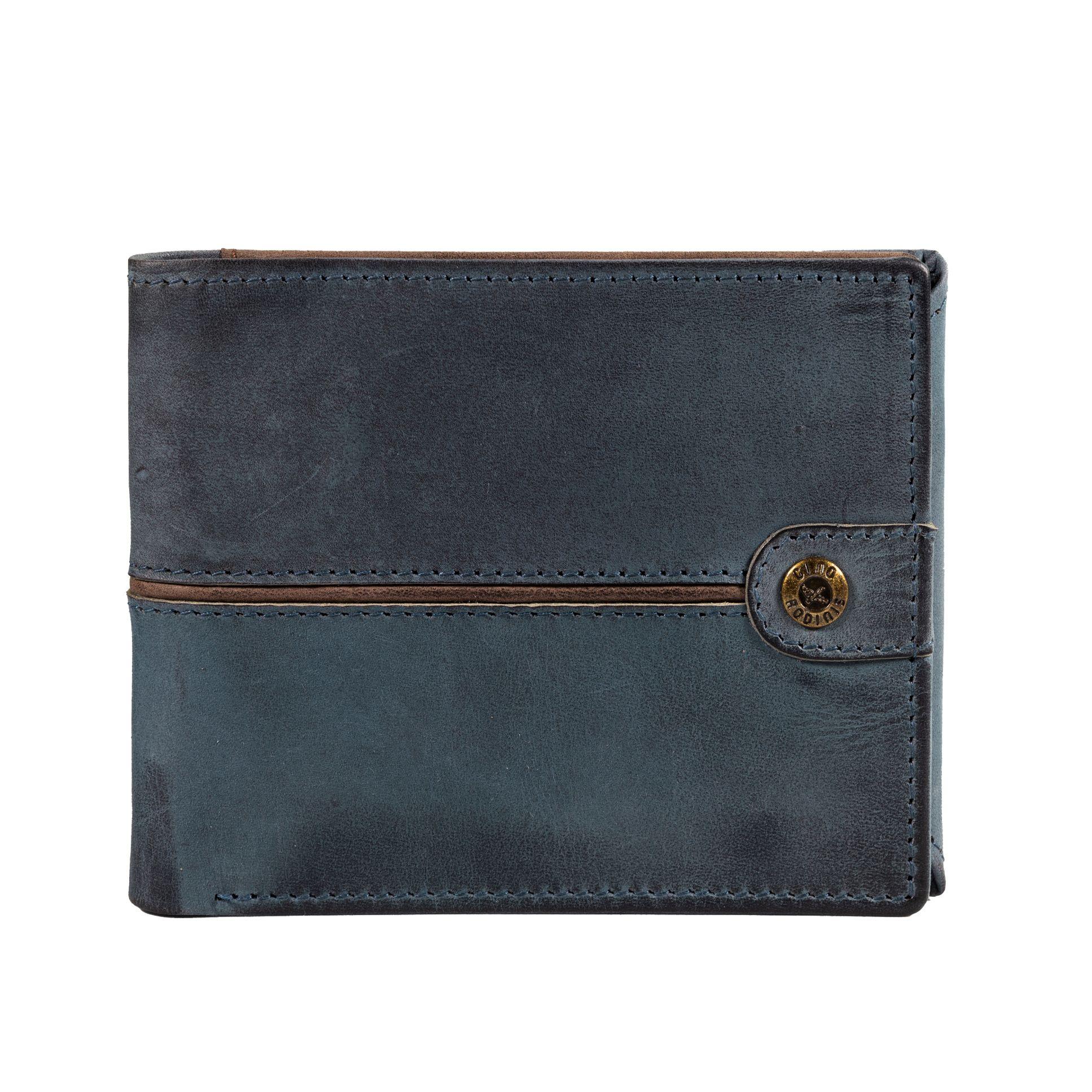 Billetera Gino Rodinis Texas 1.163 Azul/Marrón-0