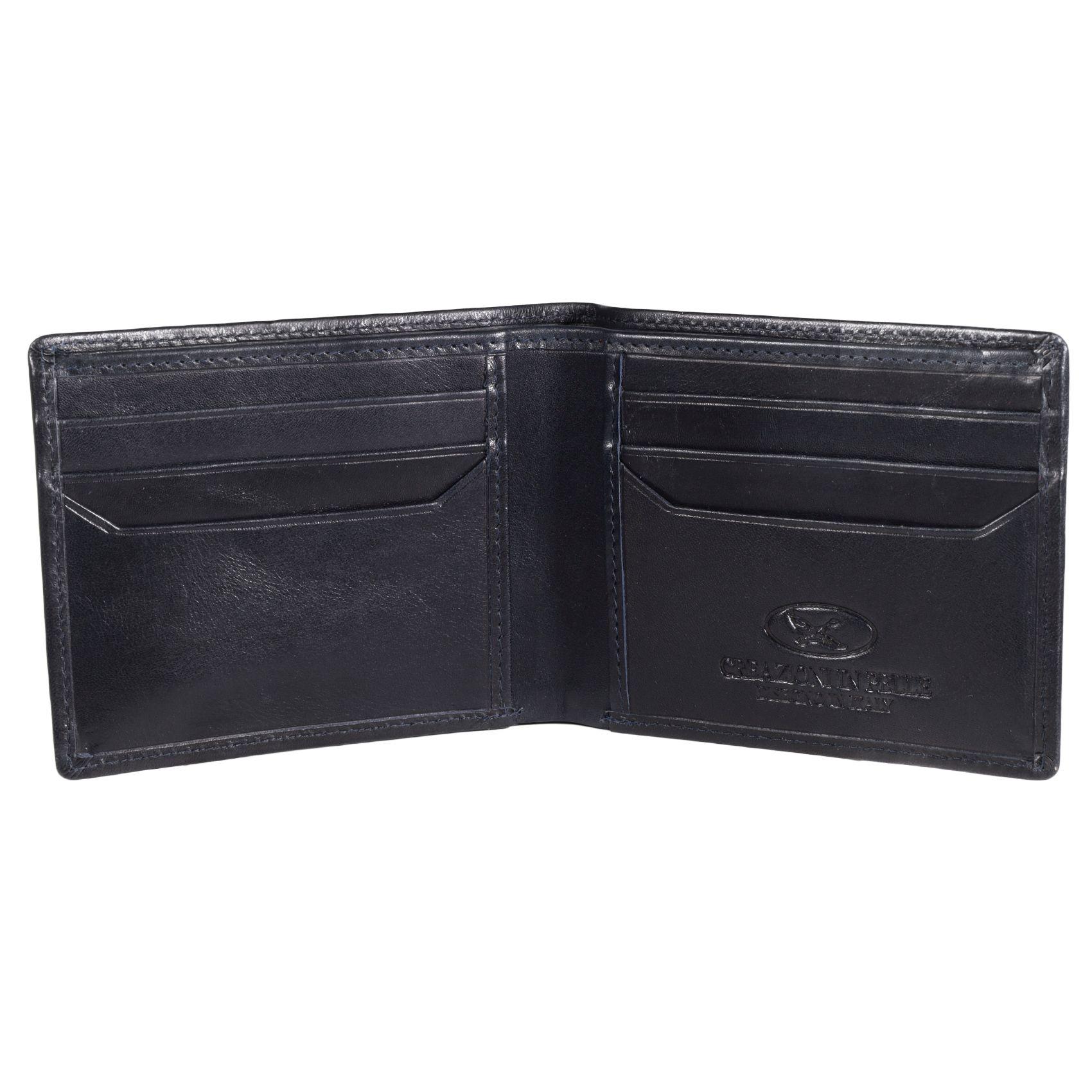 Billetera de cuero Hombre Bolonia 1170 | Azul-2
