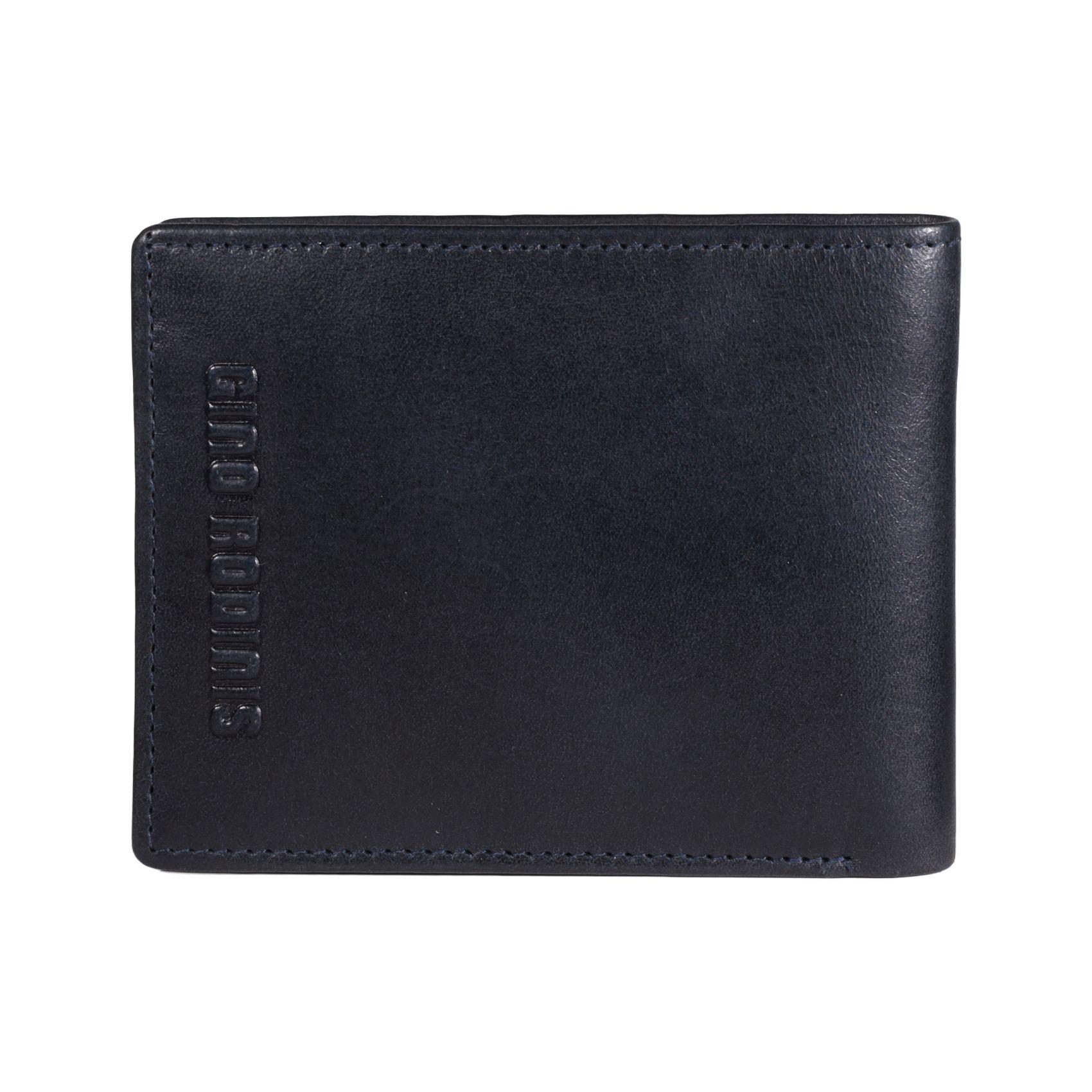 Billetera de cuero Hombre Bolonia 1170 | Azul-3
