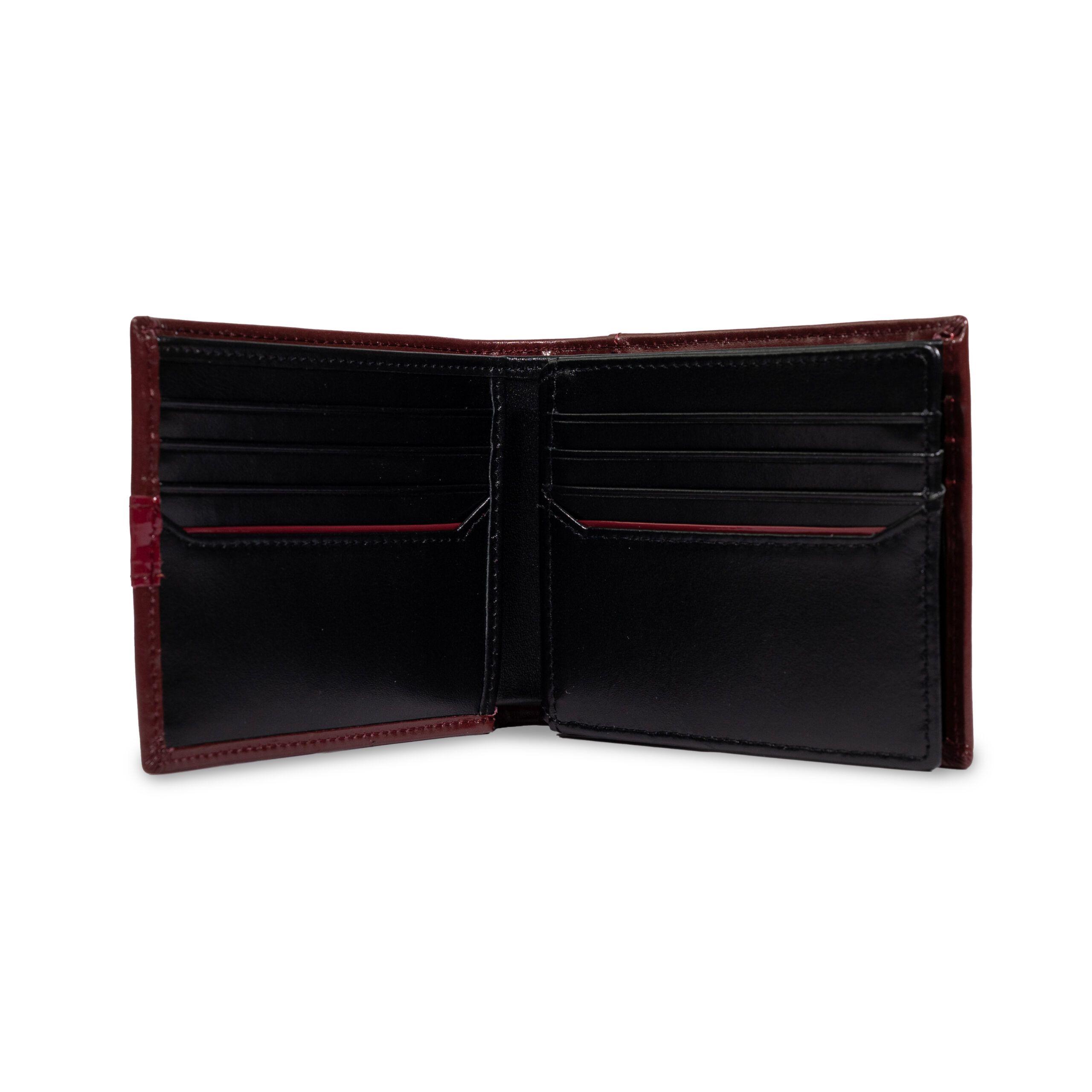 Billetera Hombre Invictus 577 Rojo Gino Rodinis-2