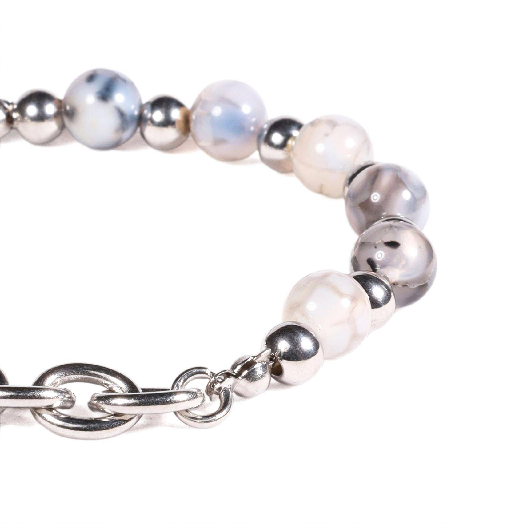 BRAZALETE UNISEX GINO RODINIS B539 | Gris/Plateado-2