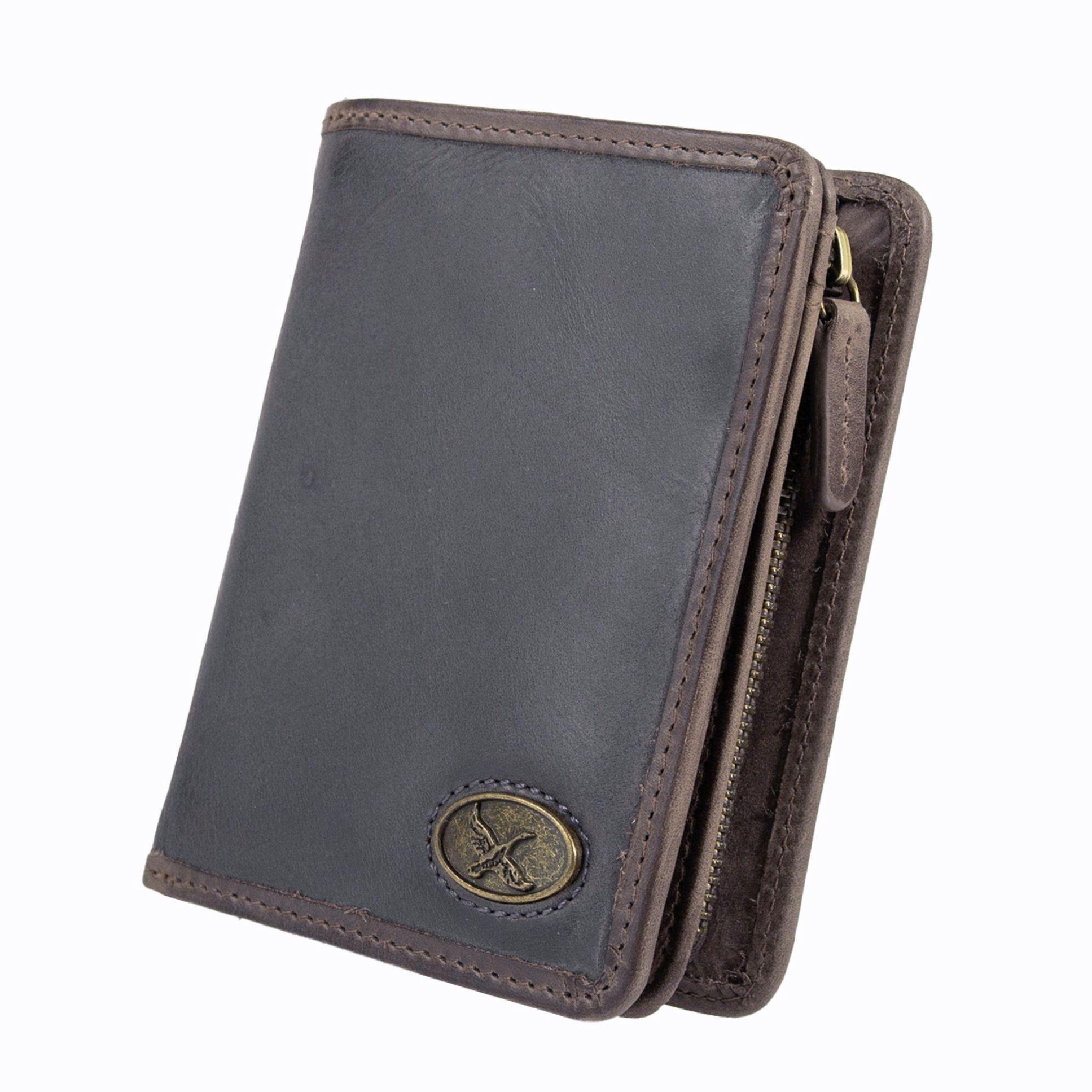 Billetera Gino Rodinis Massimo 810 Azul Oscuro/Marrón-3