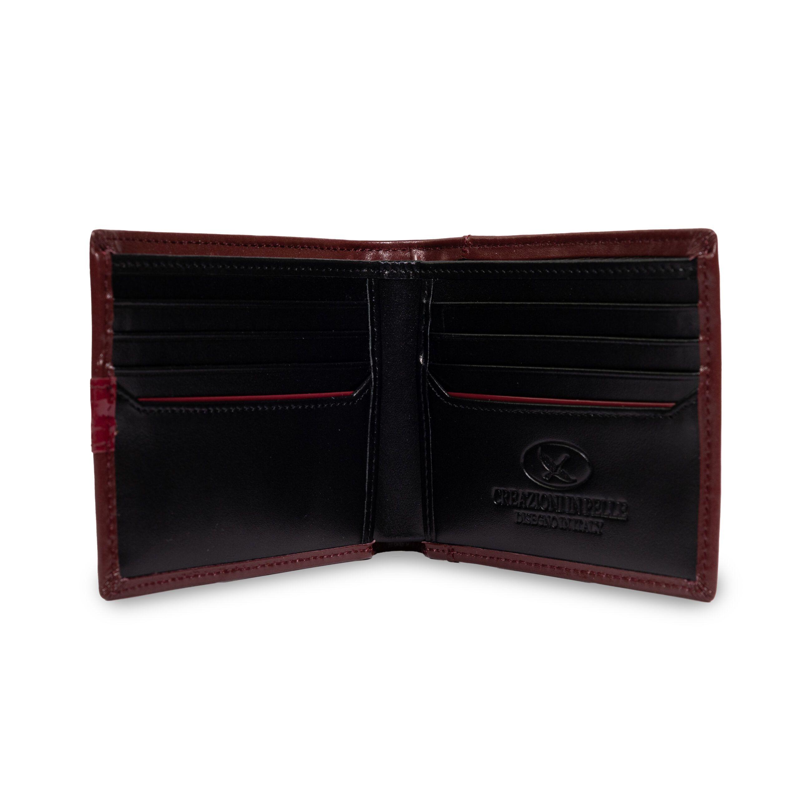 Billetera Hombre Invictus 575 Rojo Gino Rodinis-2