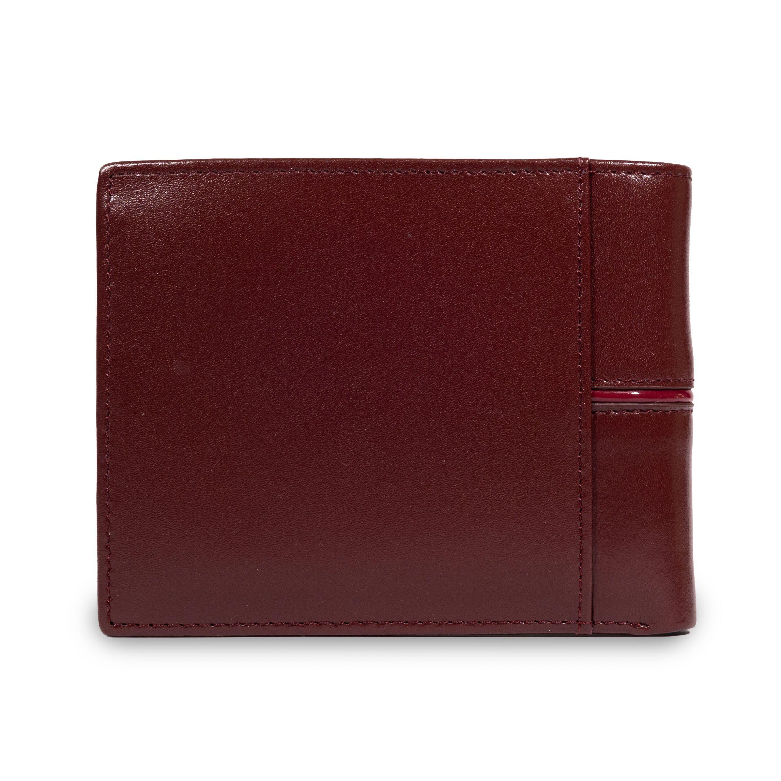 Billetera Hombre Invictus 575 Rojo Gino Rodinis-3