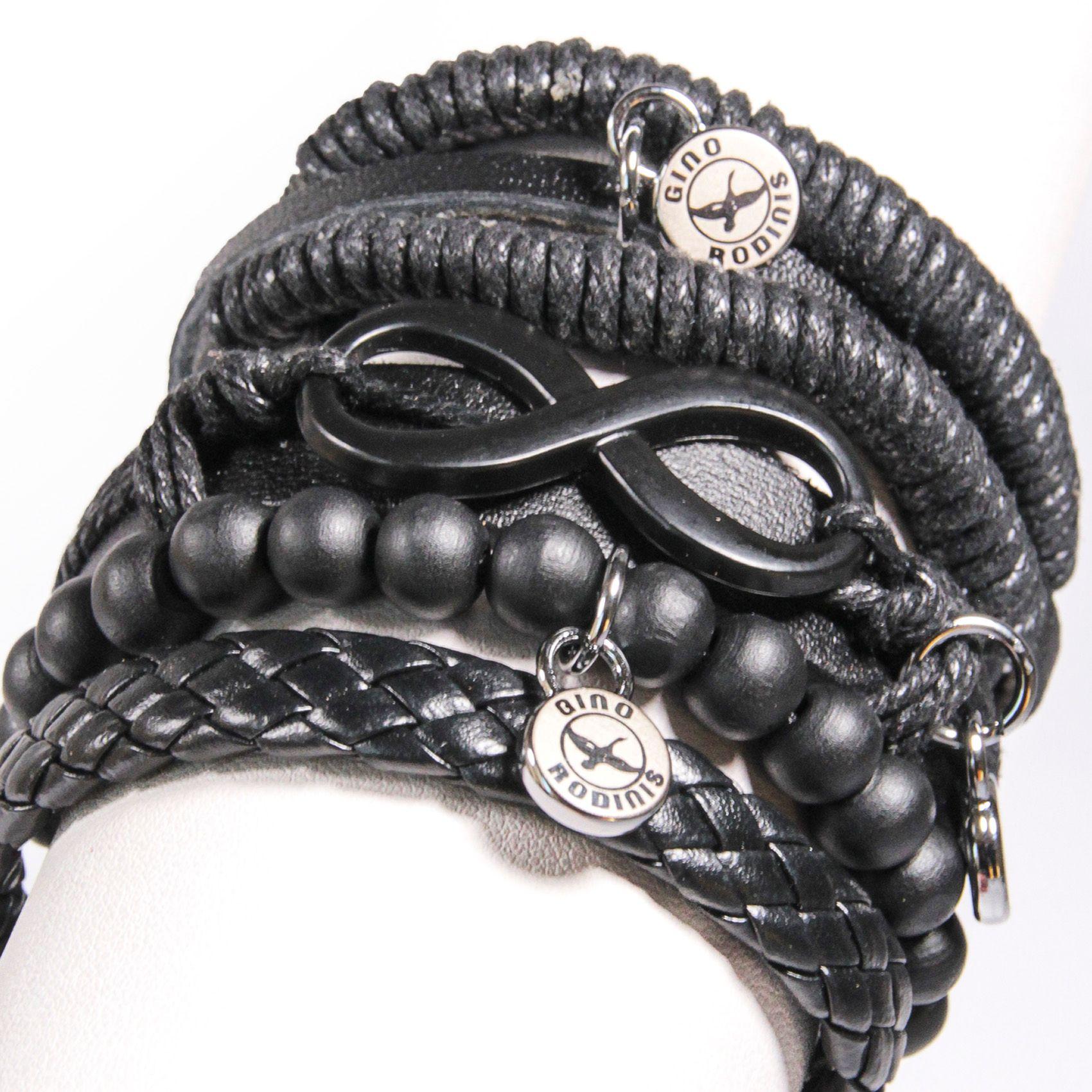 SET BRAZALETE HOMBRE GINO RODINIS  B443-2