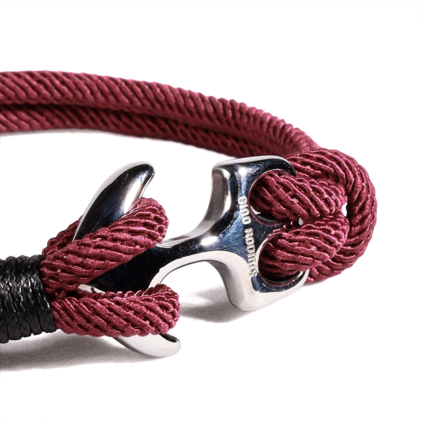 BRAZALETE HOMBRE GINO RODINIS B541 | Burdeos-2