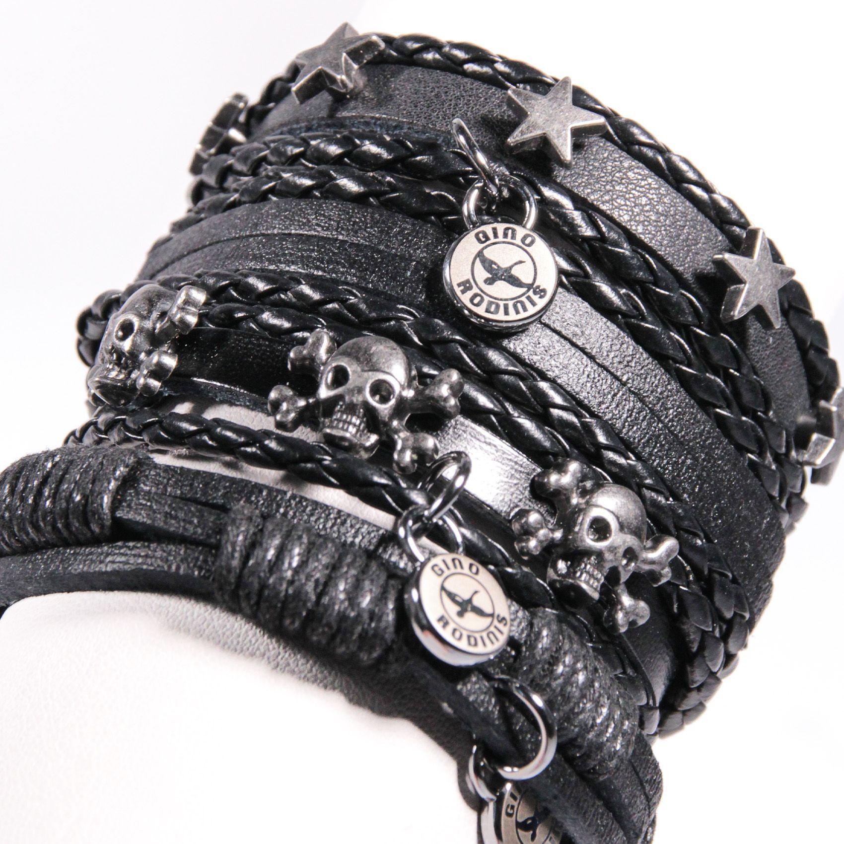 SET BRAZALETE HOMBRE GINO RODINIS  B431-2