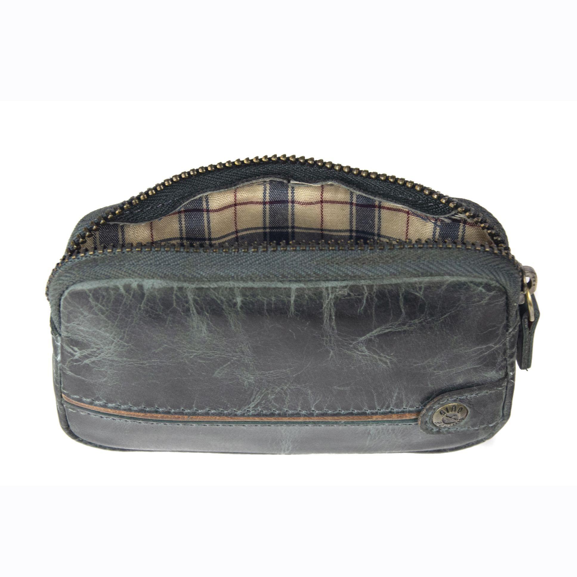 Monedero Gino Rodinis Texas 1.162 Turquesa/Marrón-2