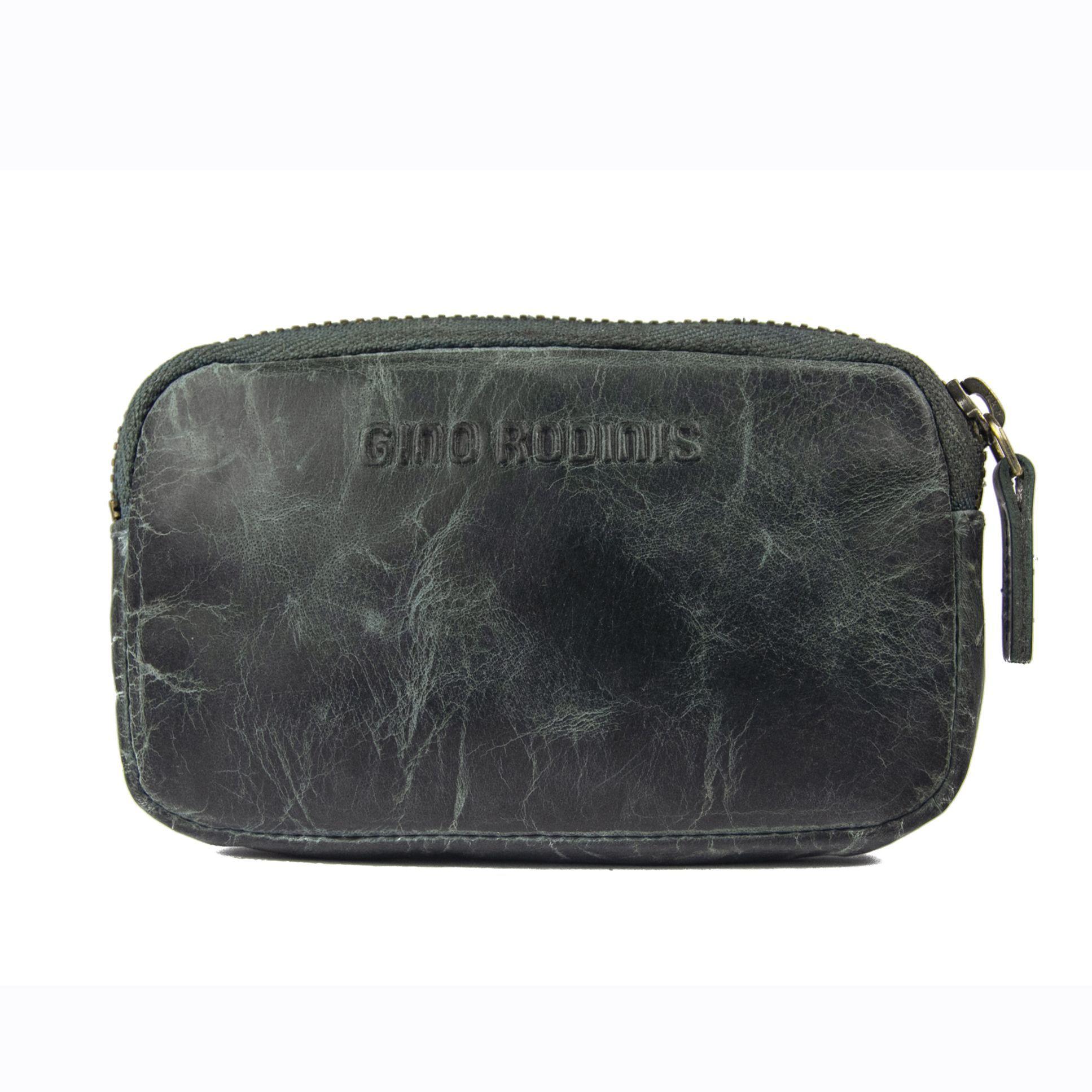 Monedero Gino Rodinis Texas 1.162 Turquesa/Marrón-3