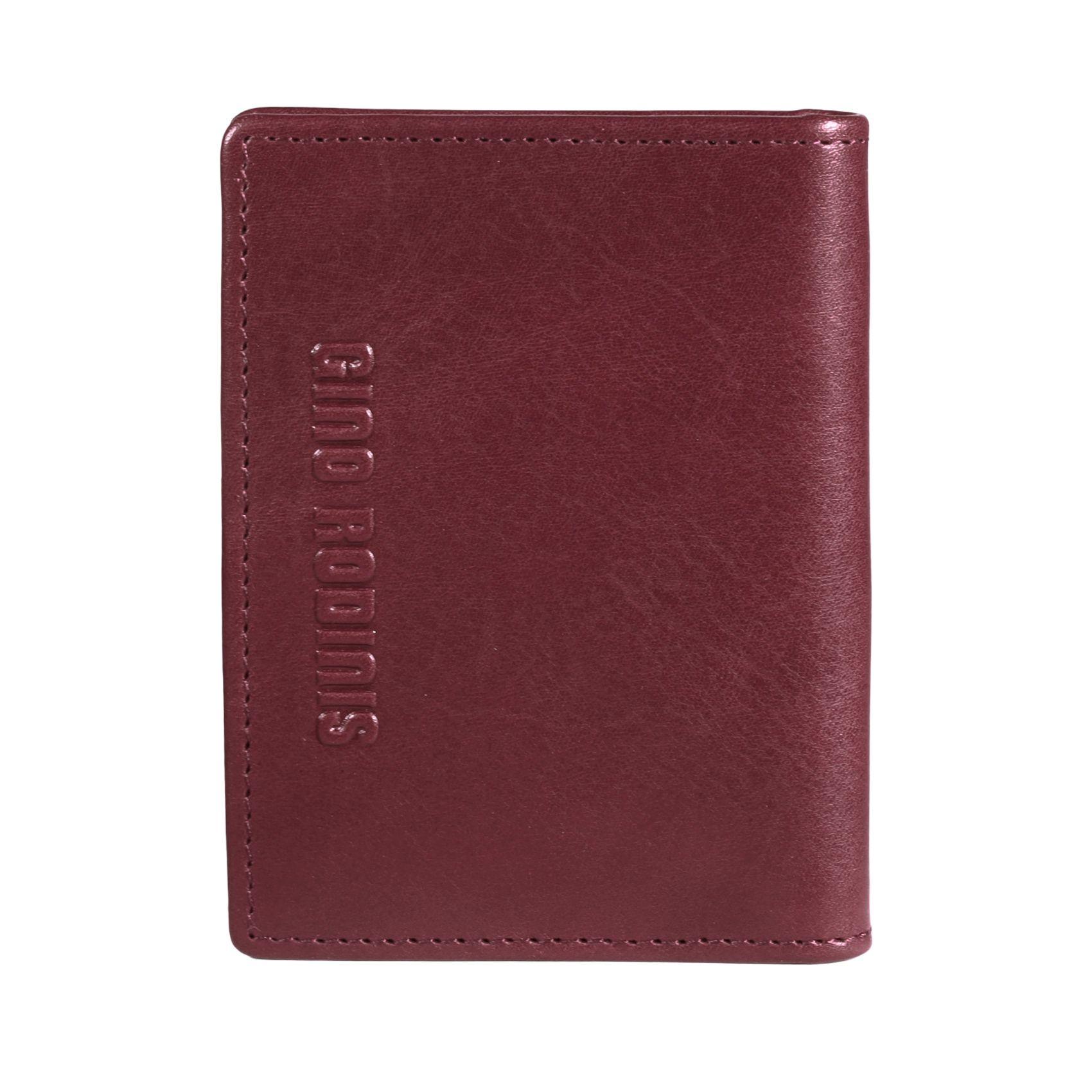 Tarjetero de cuero Hombre Bolonia 1172 | Rojo-3