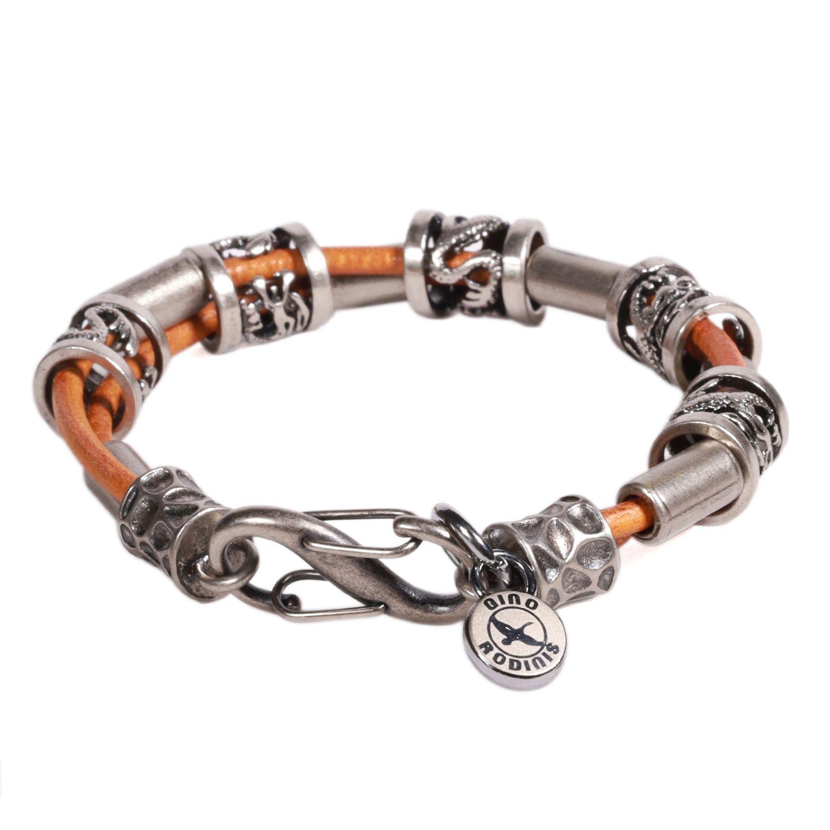 BRAZALETE HOMBRE GINO RODINIS B527 | Camel-1