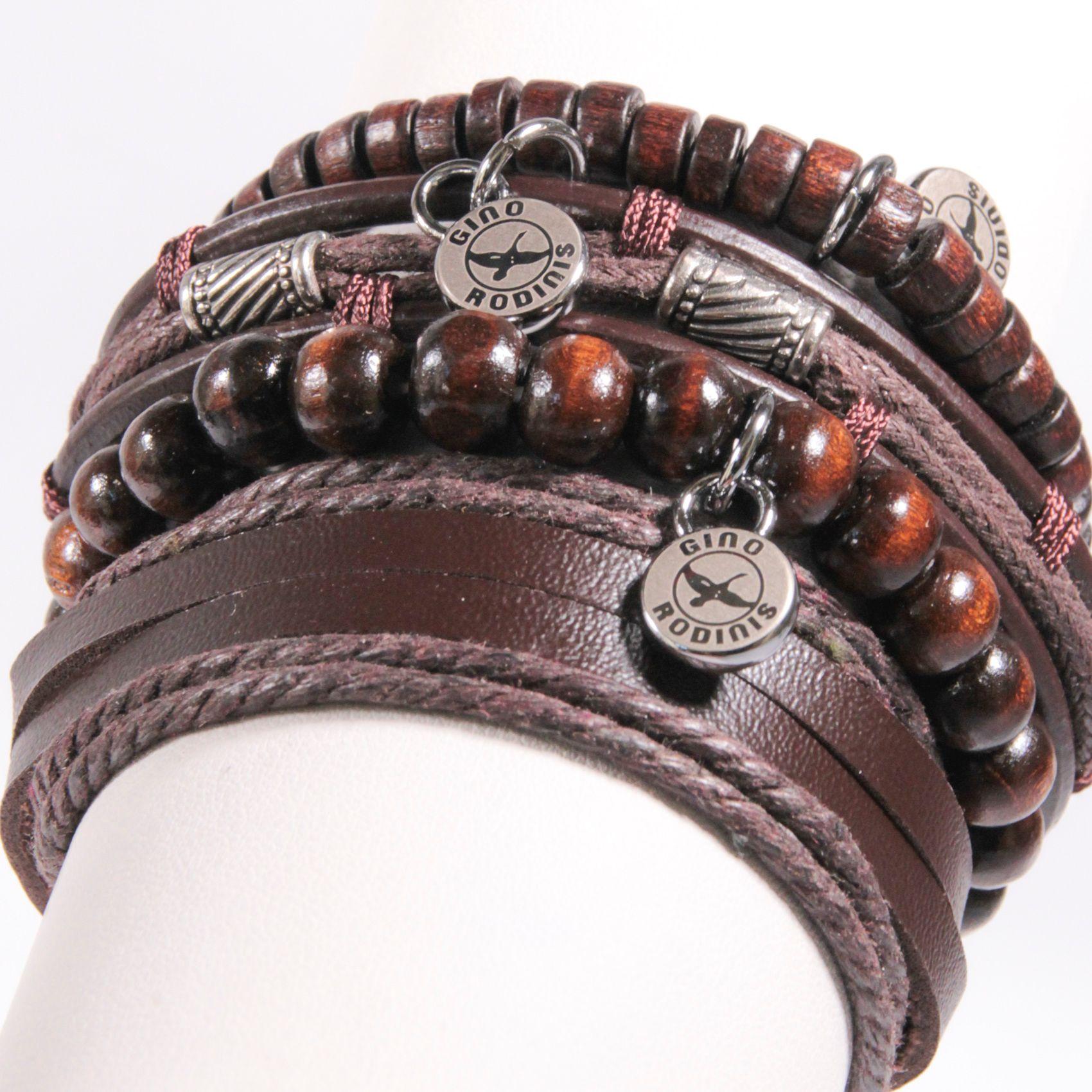 SET BRAZALETE HOMBRE GINO RODINIS  B450-2