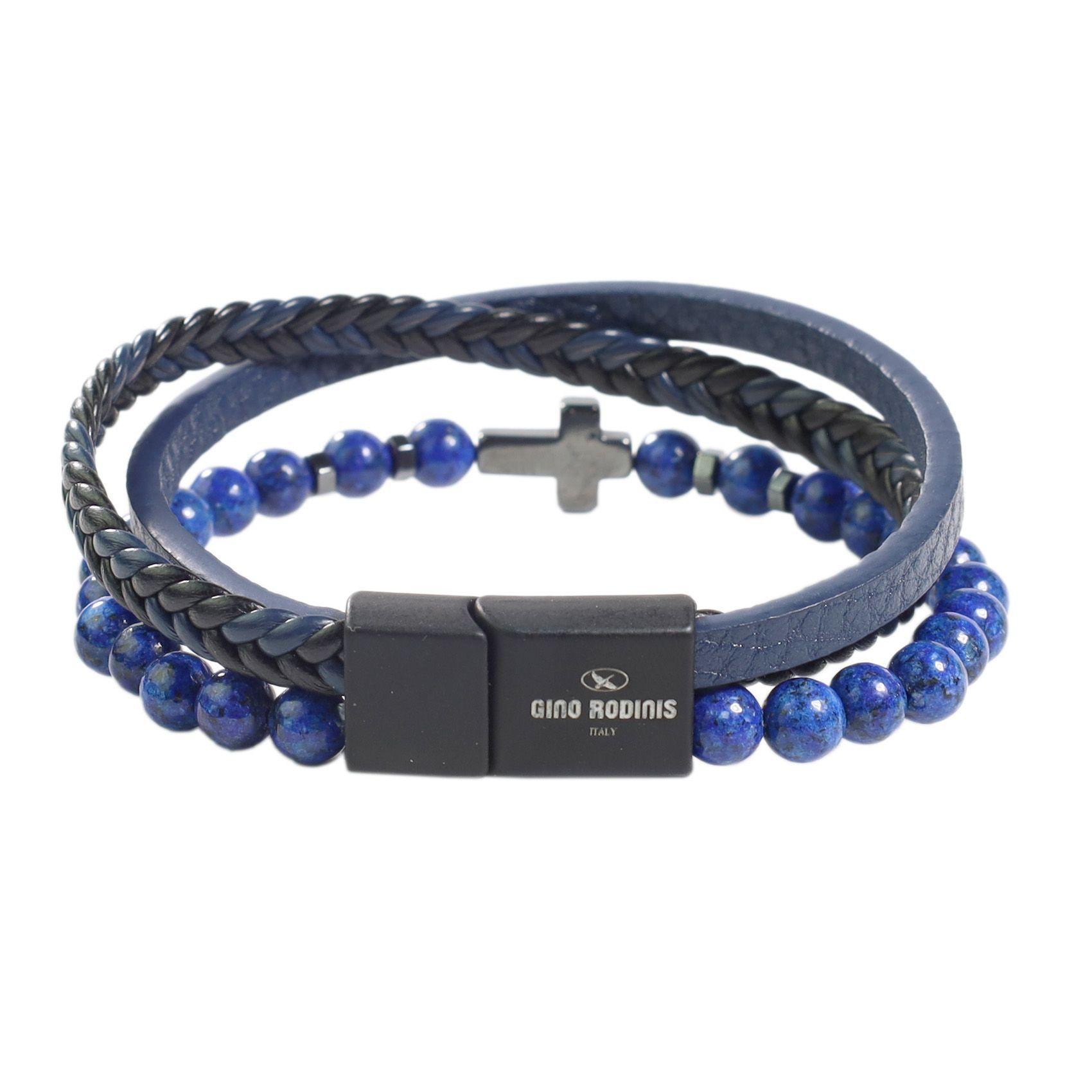 Brazalete Gino Rodinis B413AZ Azul-1